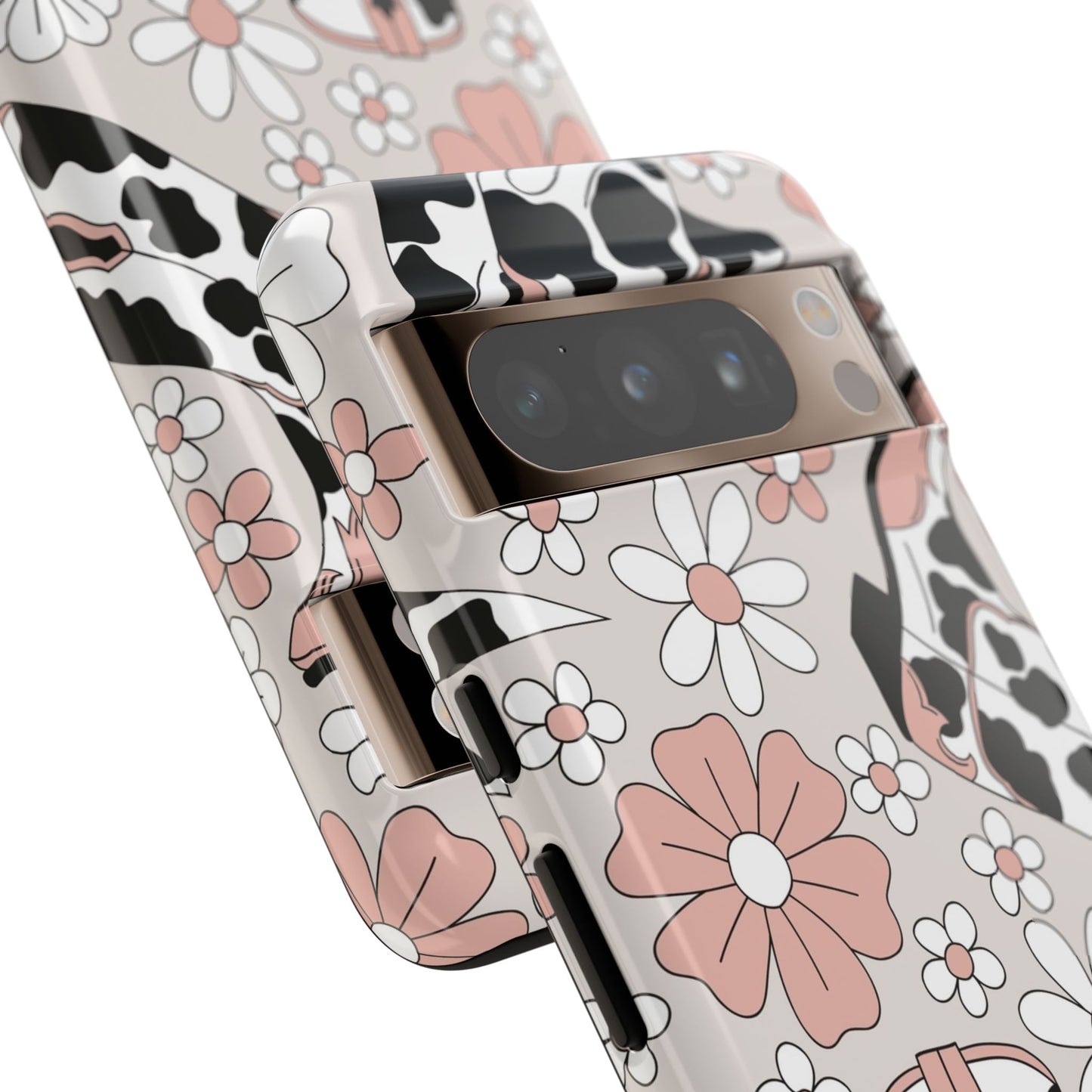 Western Flower Protective Phone Case for Google, Iphone and Samsung Phones