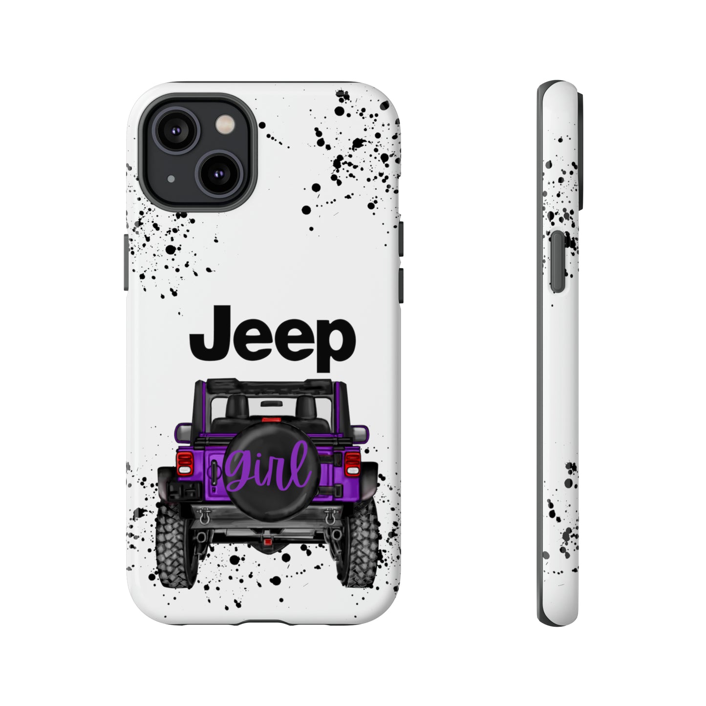 Off Road Girl Dark Purple Protective Case for Iphone, Google and Samsung Phones