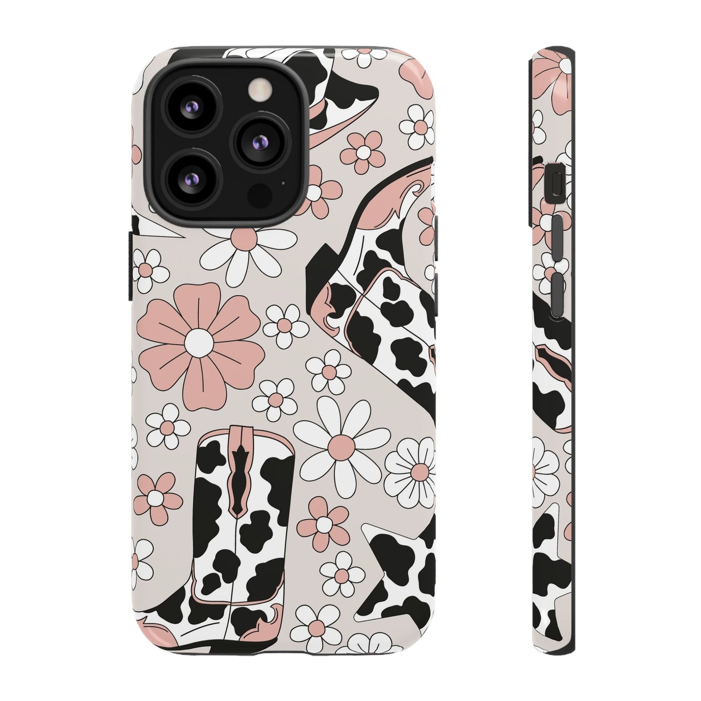 Western Flower Protective Phone Case for Google, Iphone and Samsung Phones