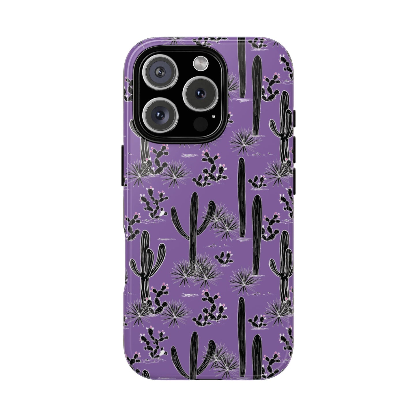 Purple Cactus Love Phone Case