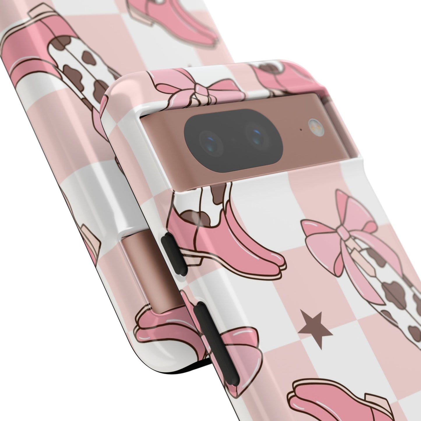 Cowboy Boots and Bows Protective Phone Case