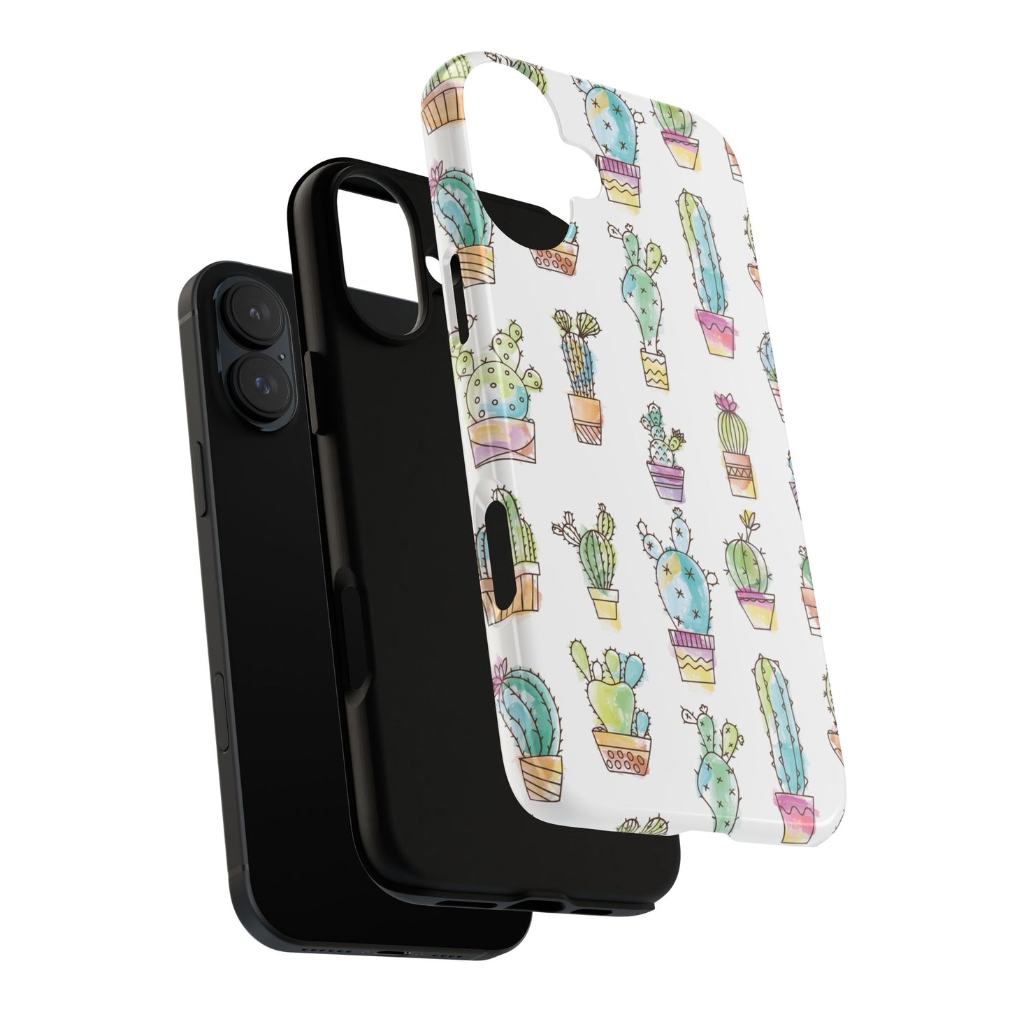 Pastel Cactus Love Phone Case