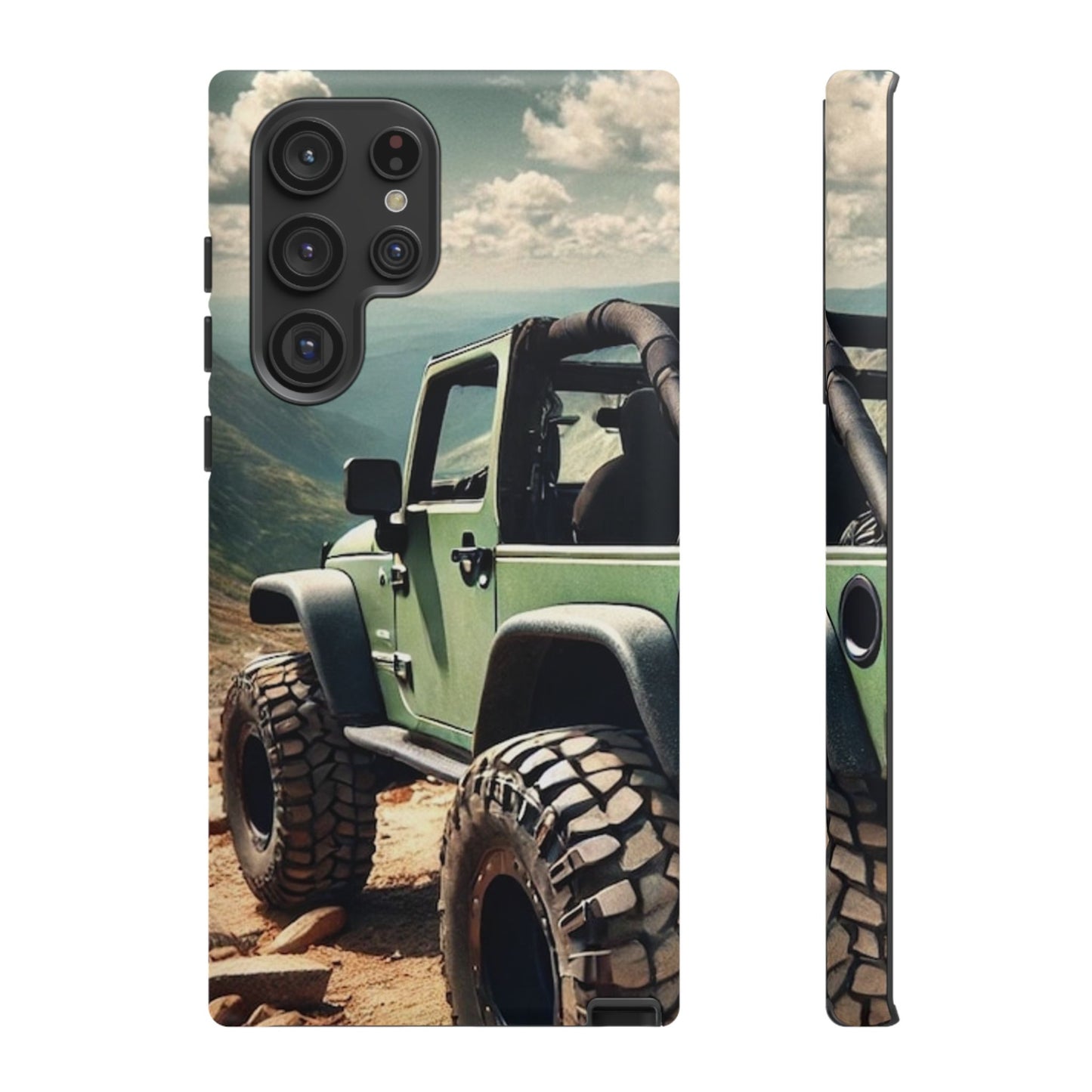 Green Off Road Protective Phone Case