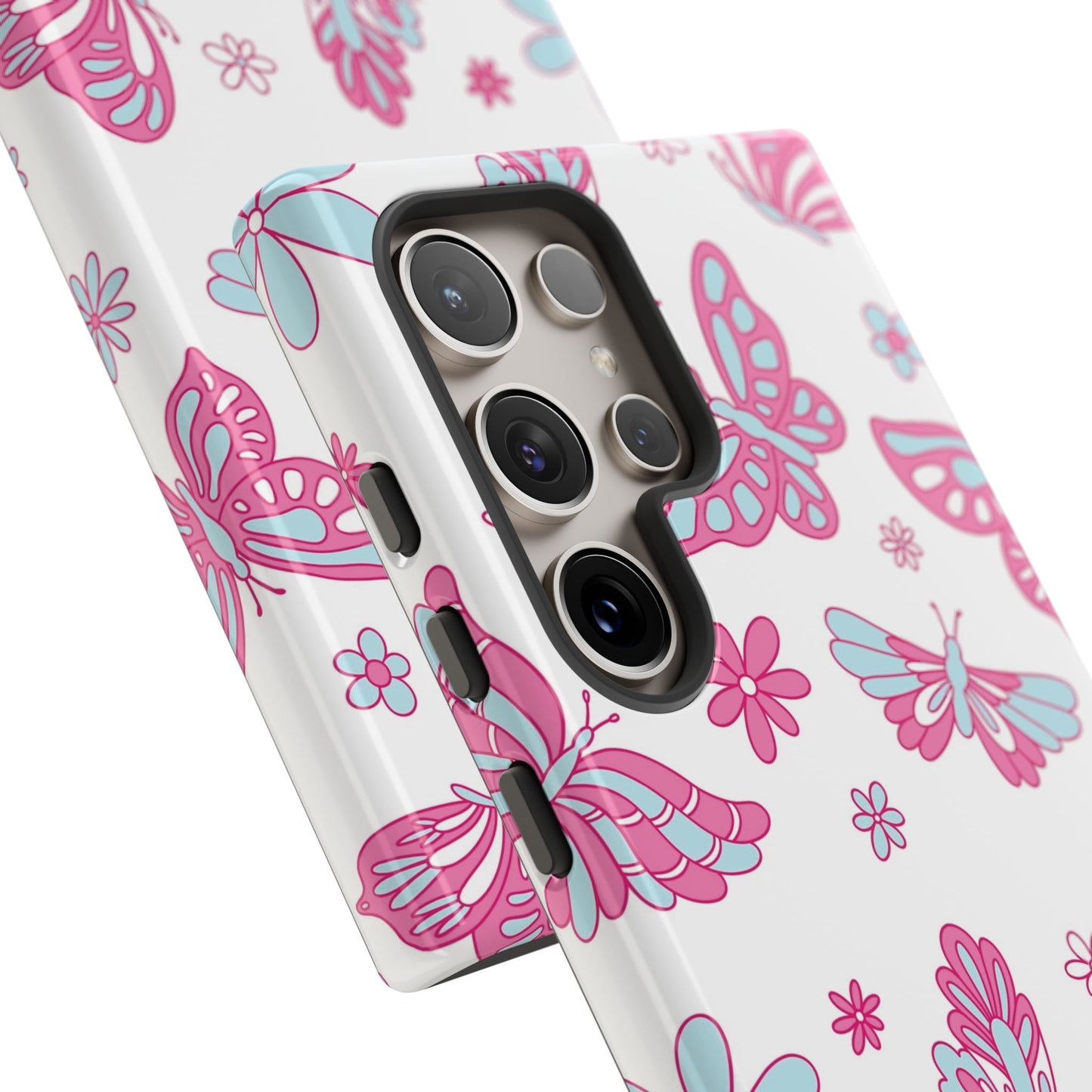 Pastel Butterflies Protective Phone Case