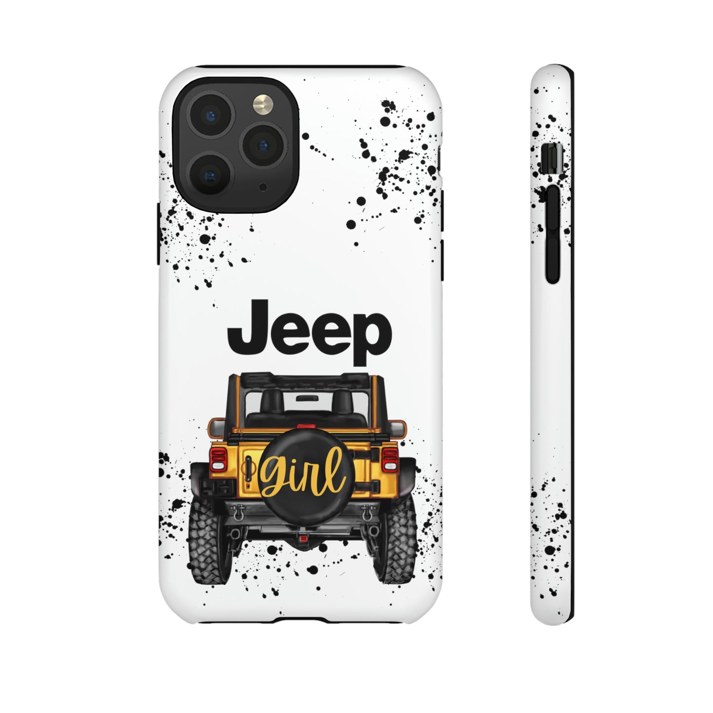 Off Road Girl Yellow Protective Case for Iphone, Google and Samsung Phones