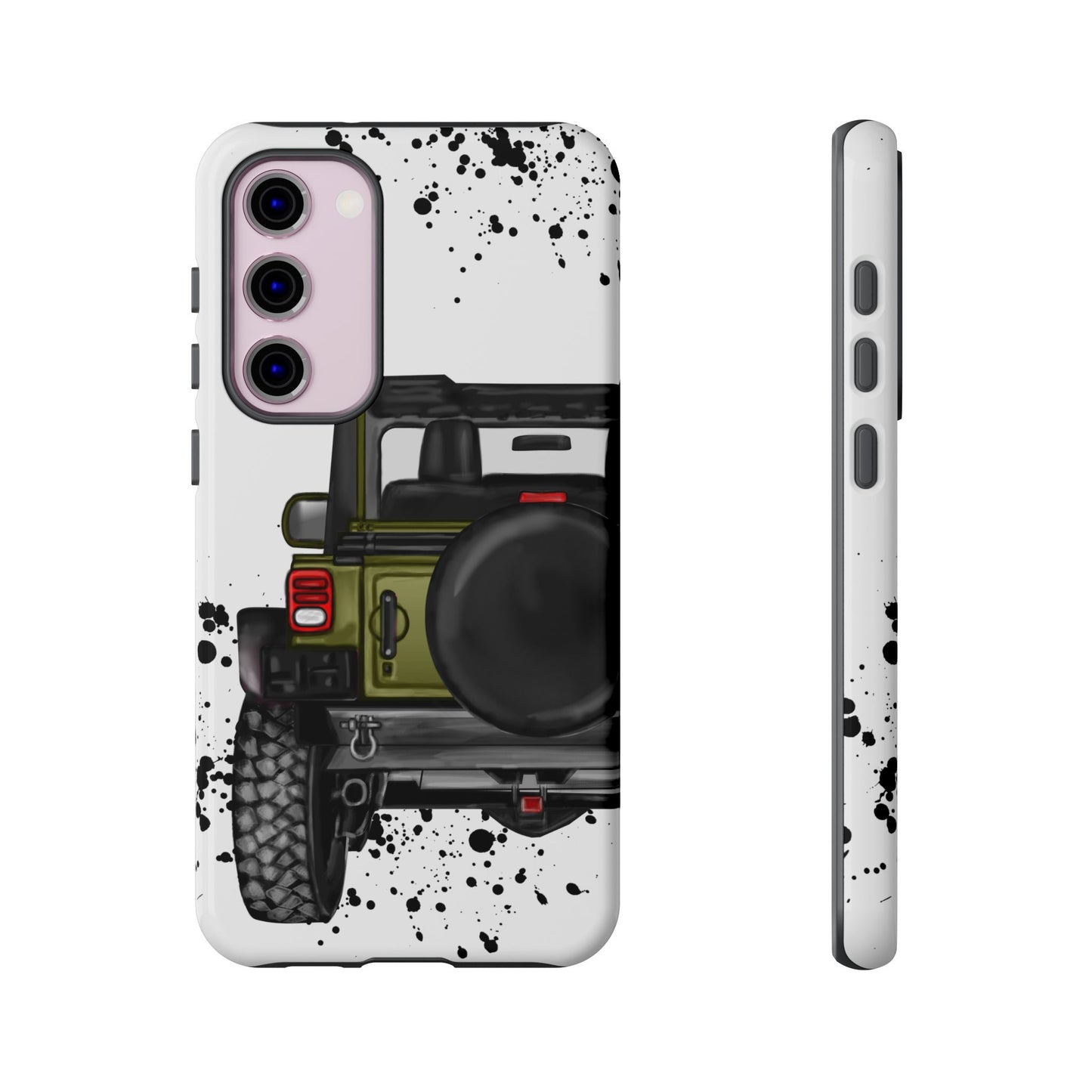 Off Road Life Army Green Protective Case for Iphone, Google and Samsung