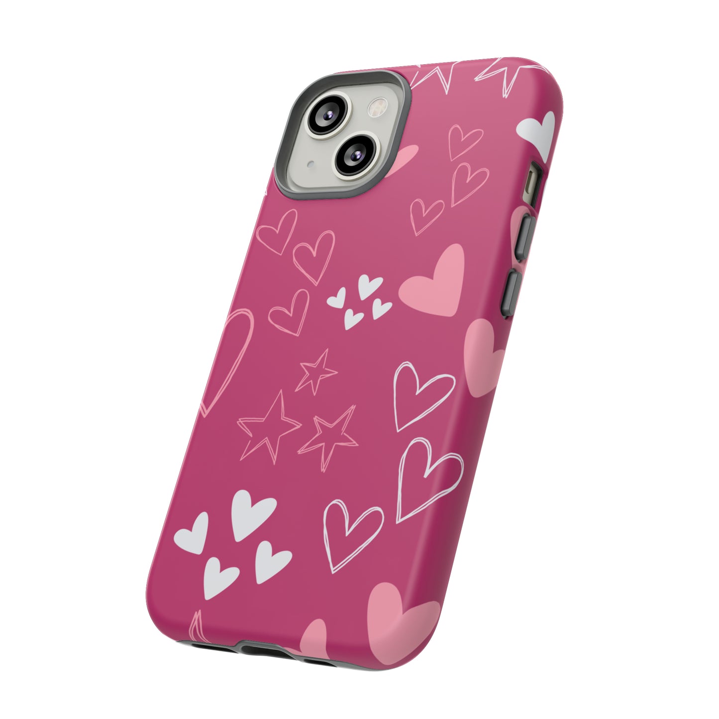 Heart and Stars Protective Case for Google, IPhone and Samsung phones