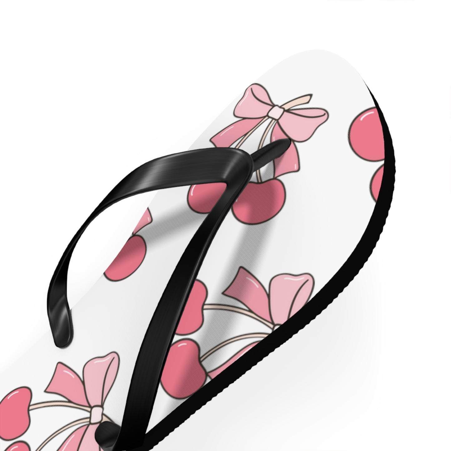 Cherry Bow Flip Flops