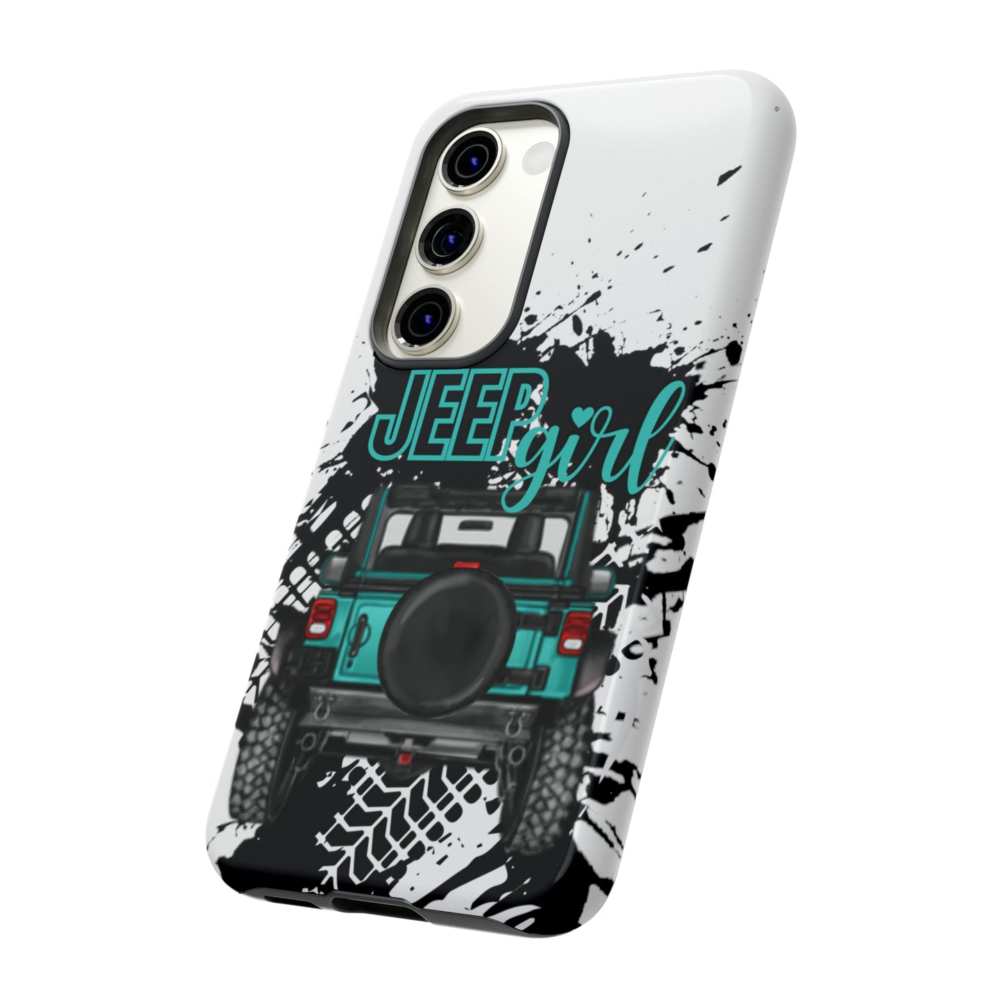 Off Road Girl Turquoise Tough Cases