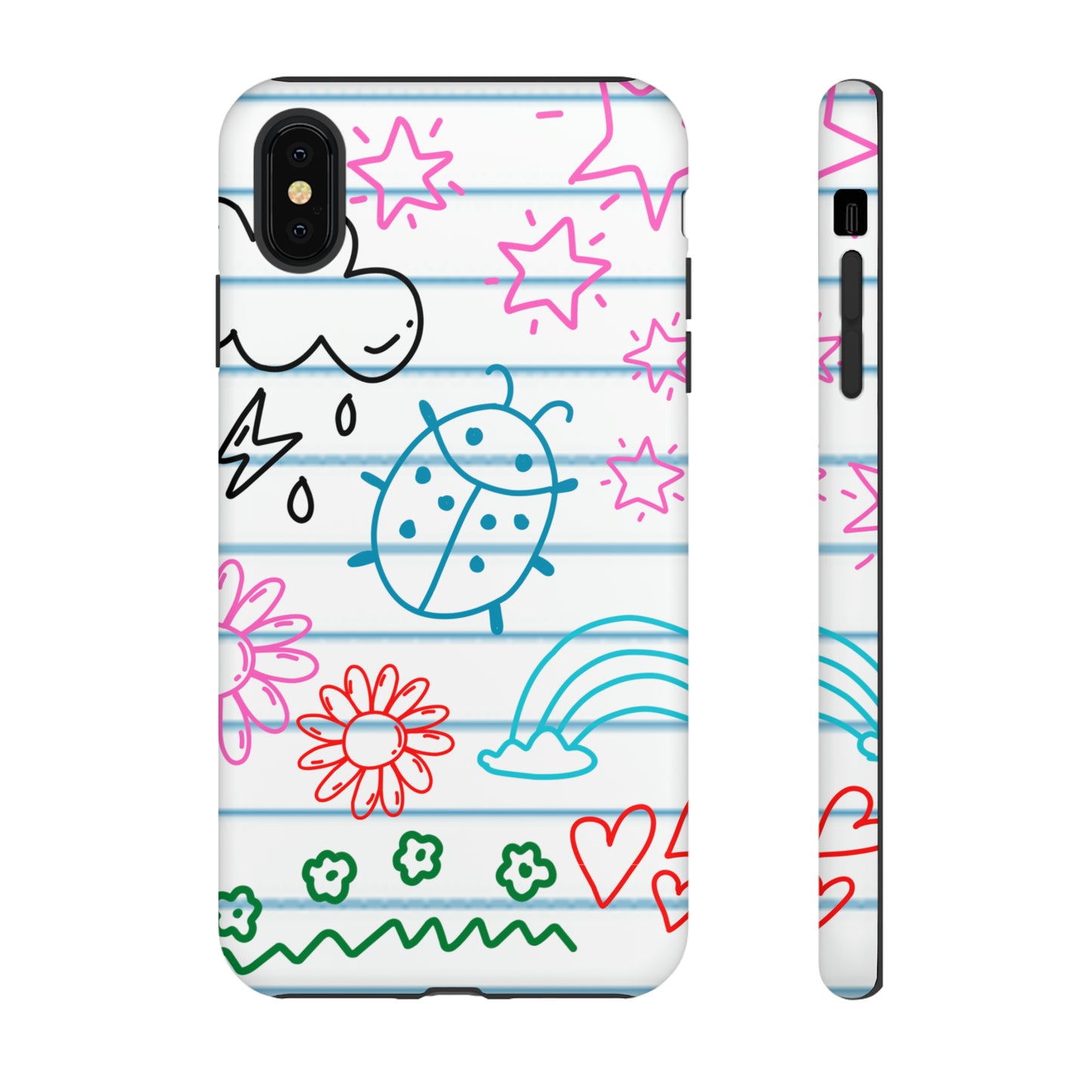 Kid Doodles Protective Phone Case for IPhone, Google and Samsung phones