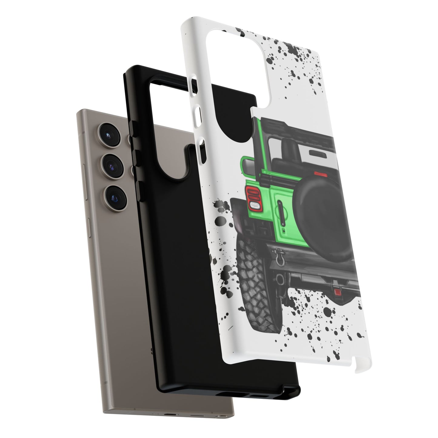 Off Road Life Green Protective Case for Iphone, Google and Samsung