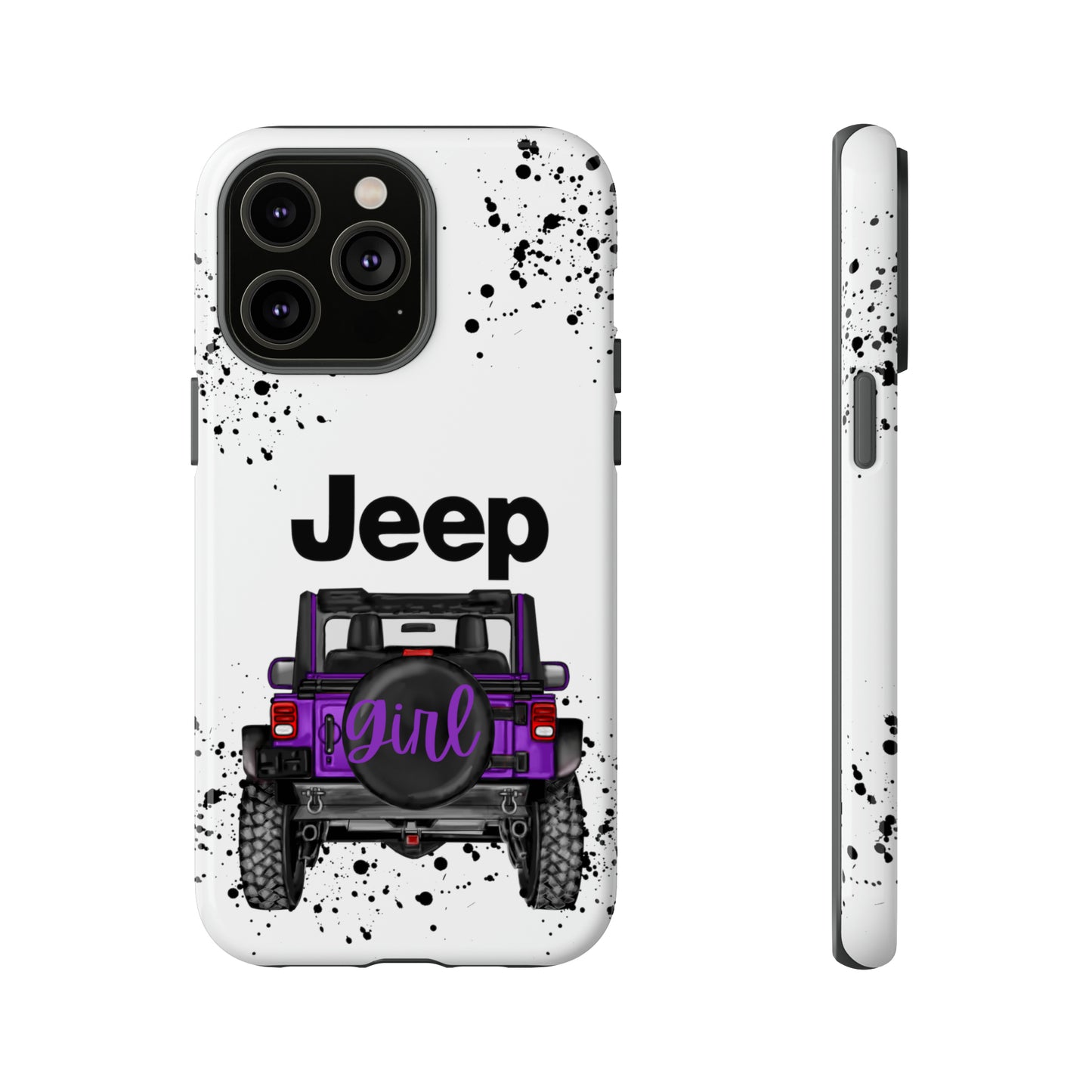 Off Road Girl Dark Purple Protective Case for Iphone, Google and Samsung Phones