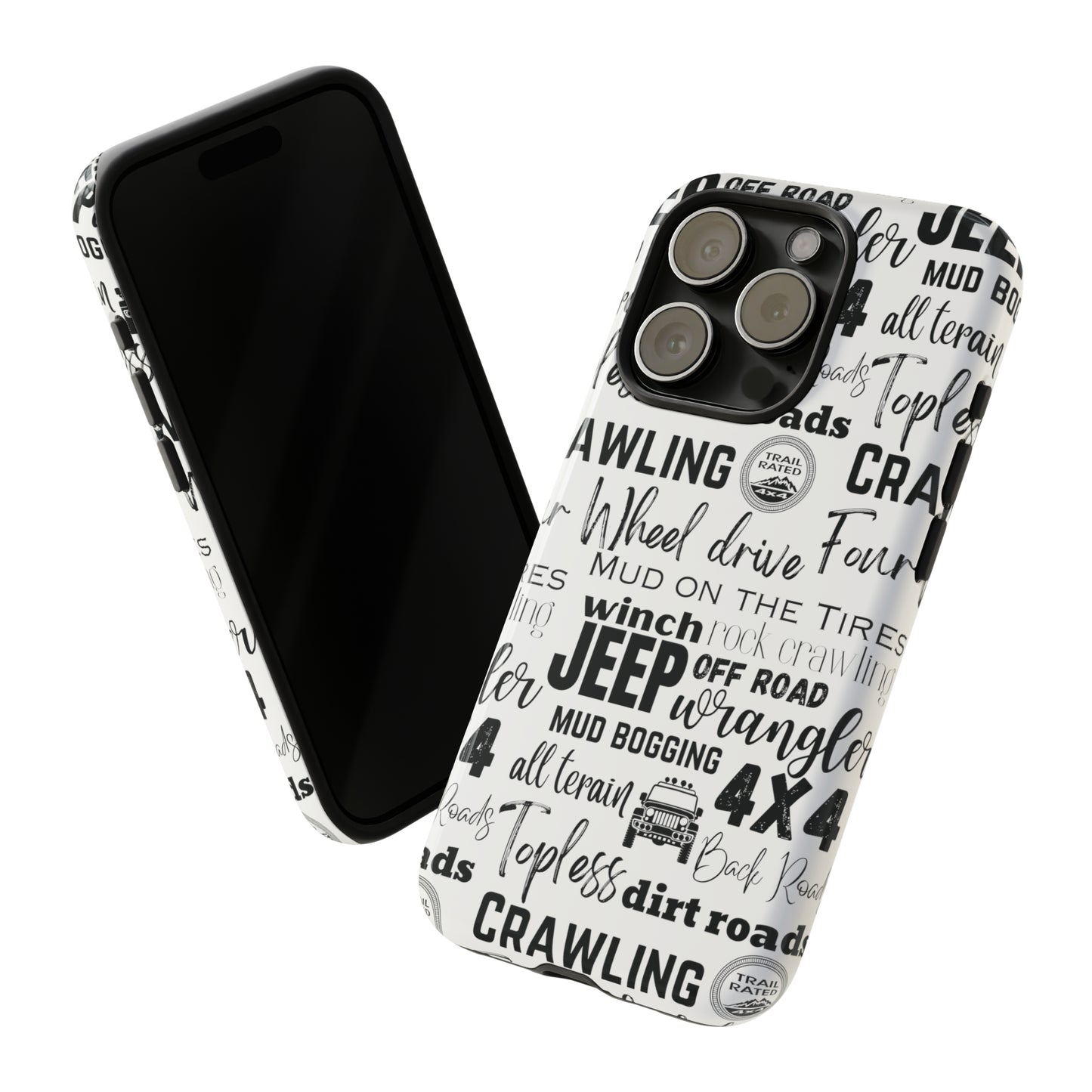 Off Road Subway Art Protective Phone Case for Iphone, Samsung and Google Phones