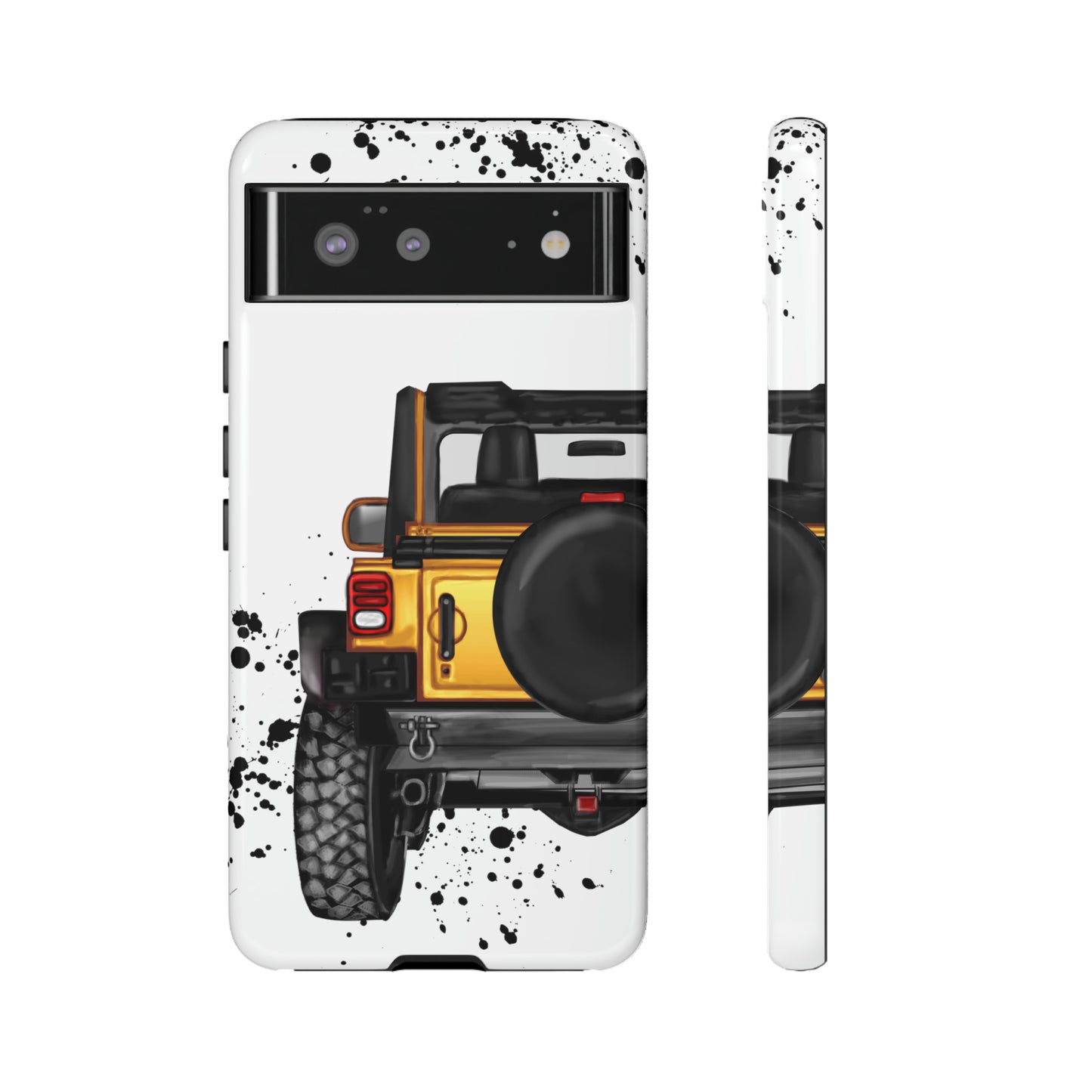 Off Road Life Yellow Protective Case for Iphone, Google and Samsung