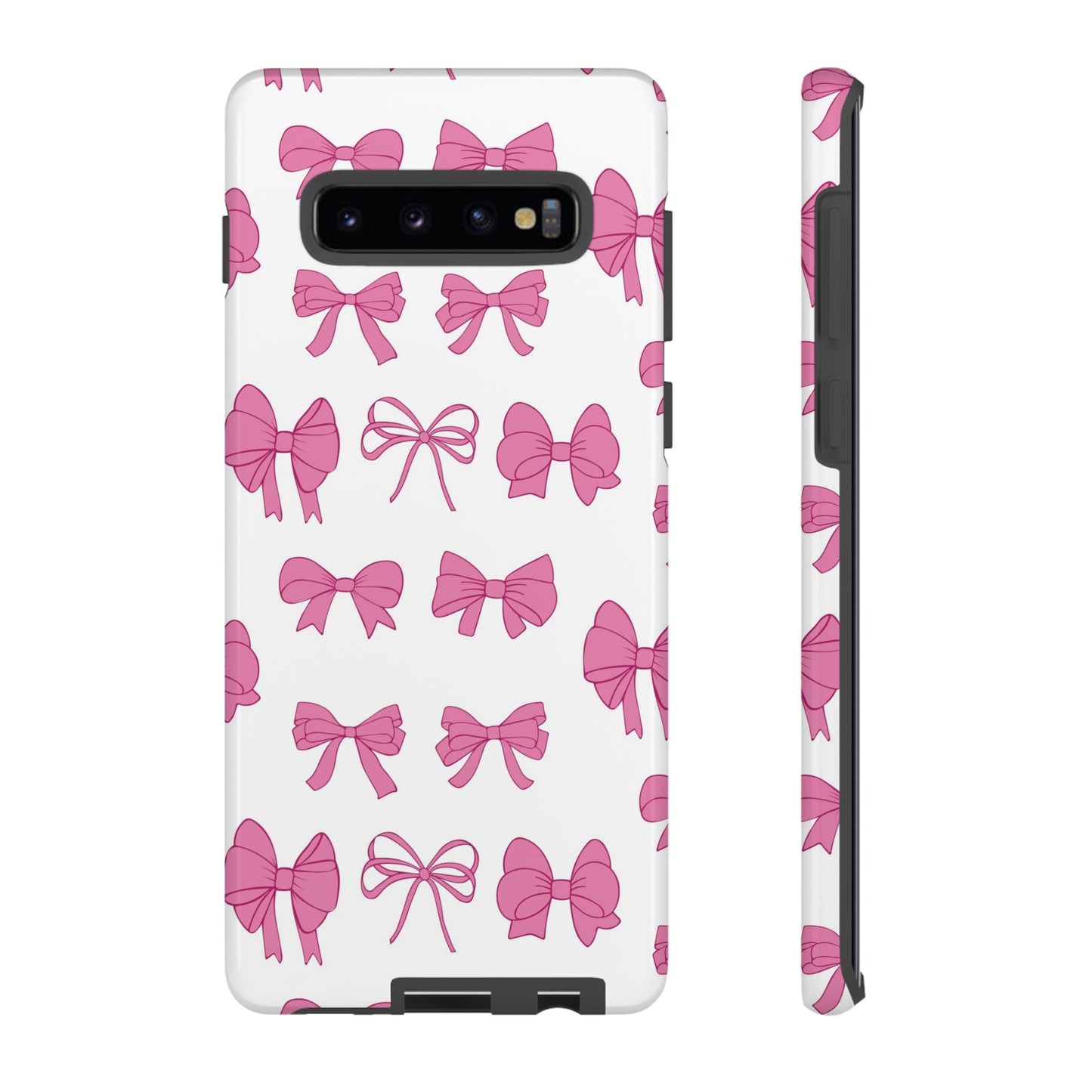 Pink Bows Protective Phone Case for Iphone, Samsung and Google Phones
