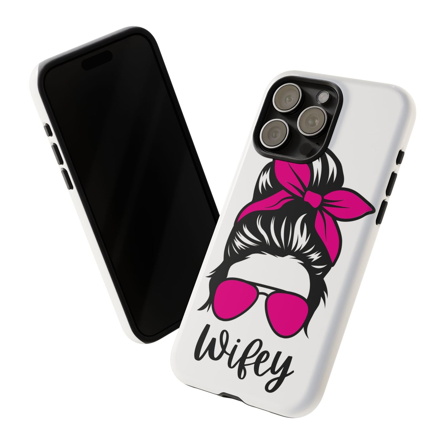 Pink Wifey Protective Case for IPhone, Samsung and Google