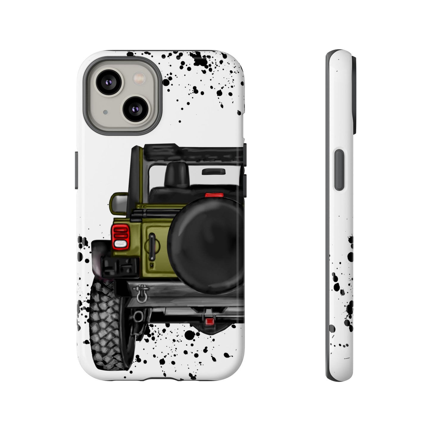 Off Road Life Army Green Protective Case for Iphone, Google and Samsung