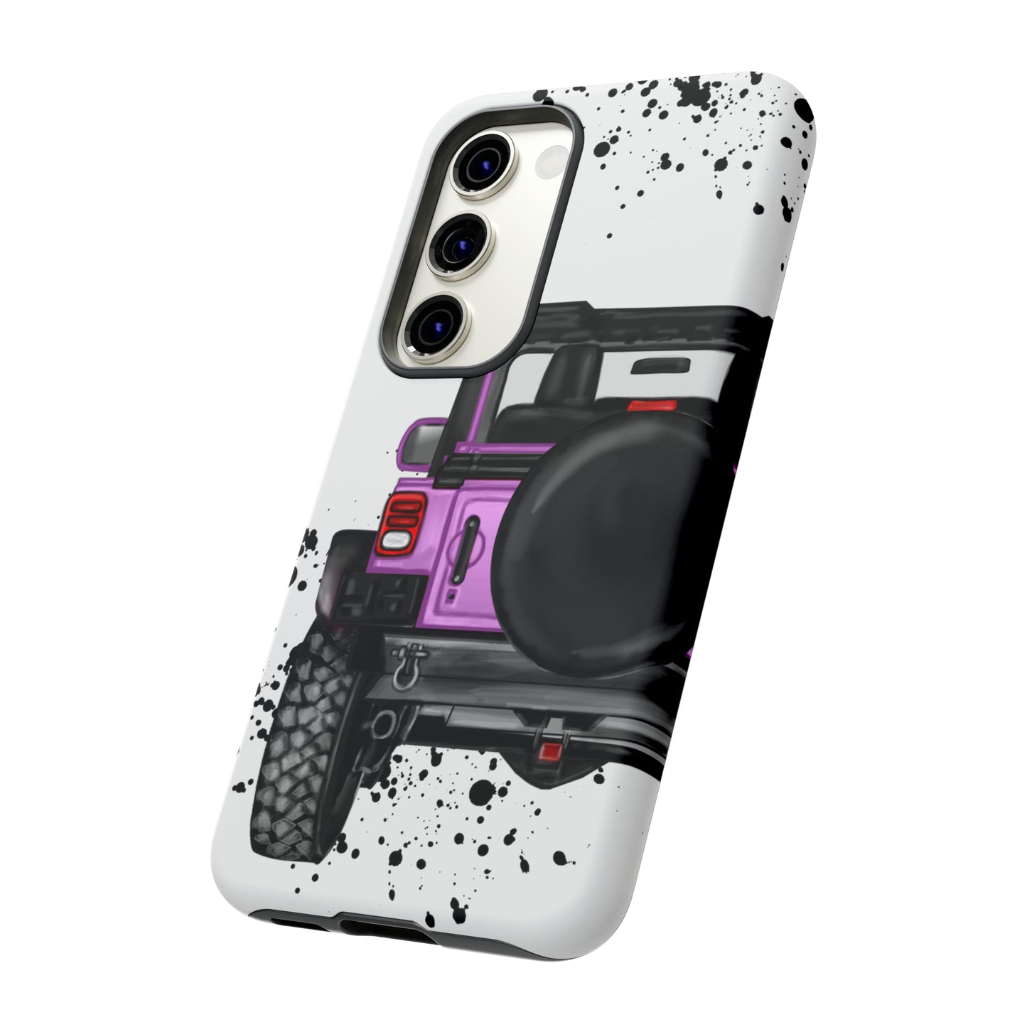 Off Road Life Charcoal Pink/Light Purple Protective Case for Iphone, Google and Samsung