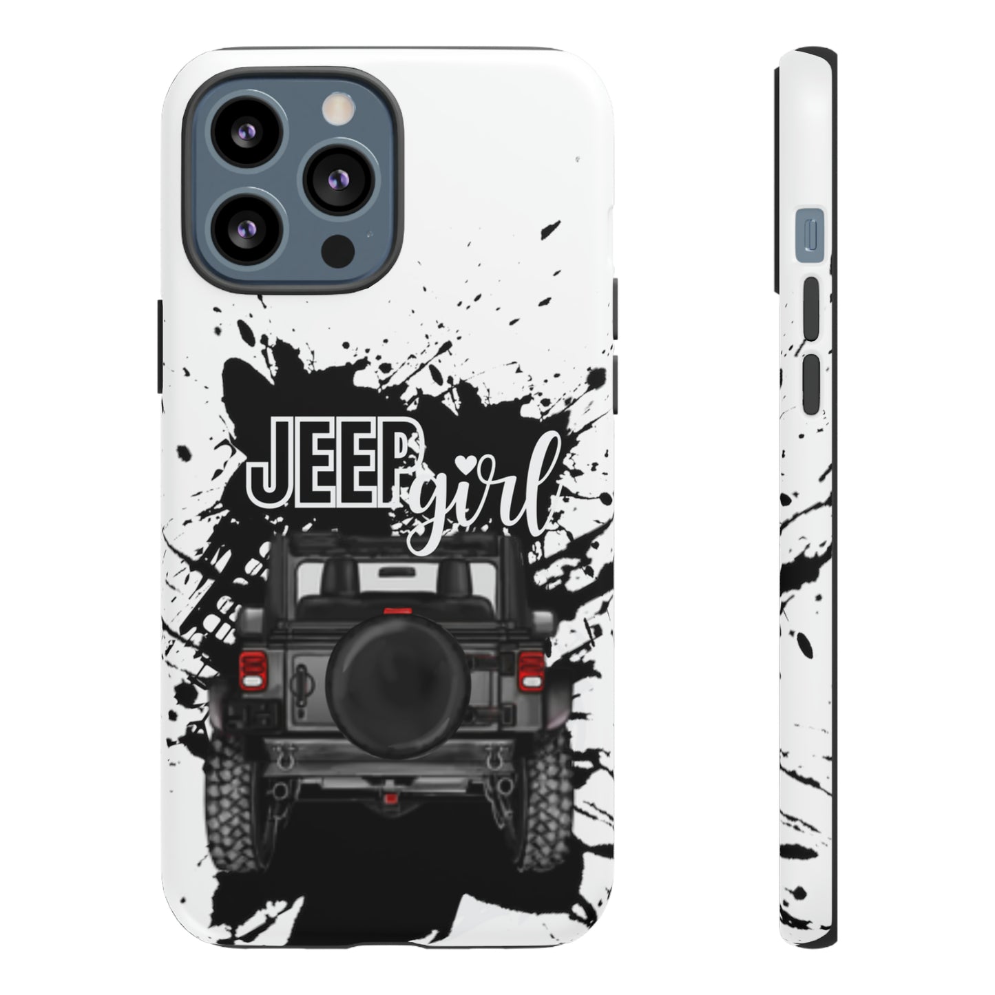 Off Road Girl Gray Tough Cases