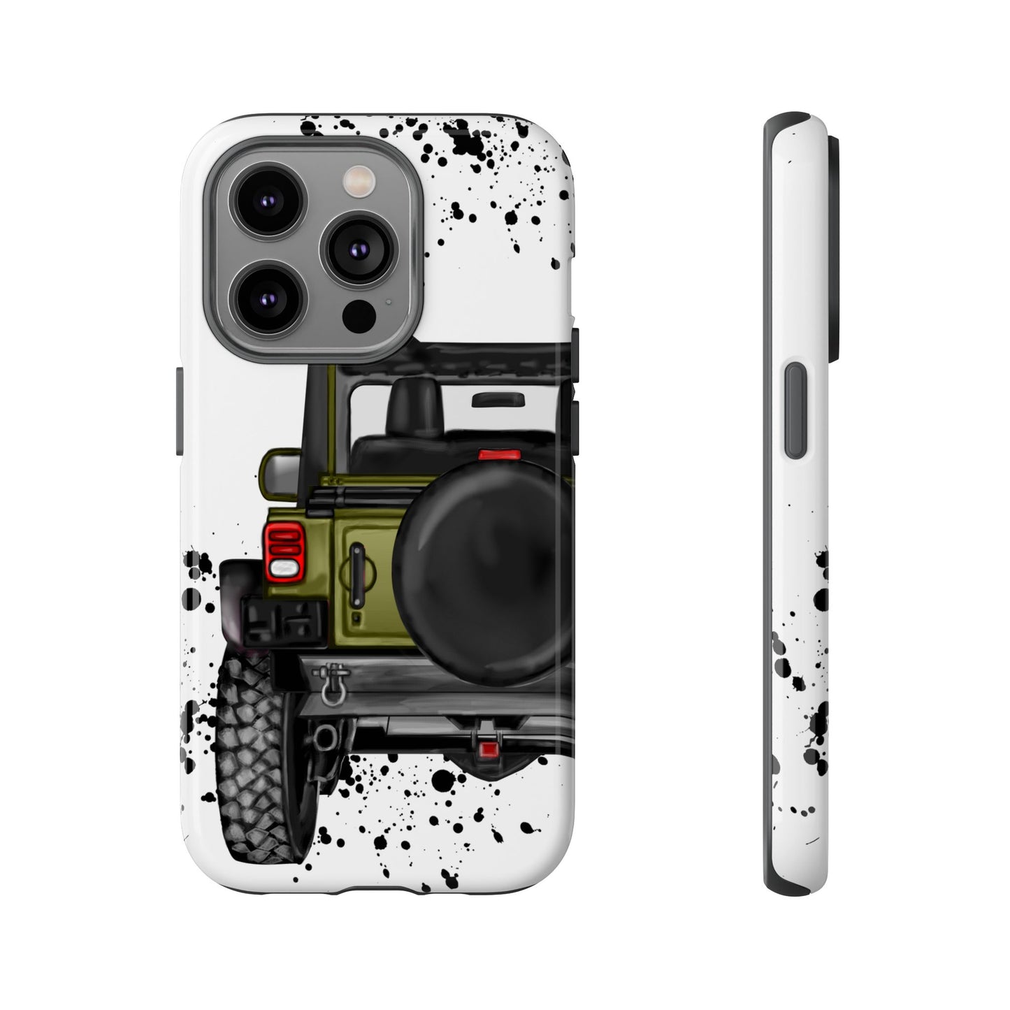 Off Road Life Army Green Protective Case for Iphone, Google and Samsung