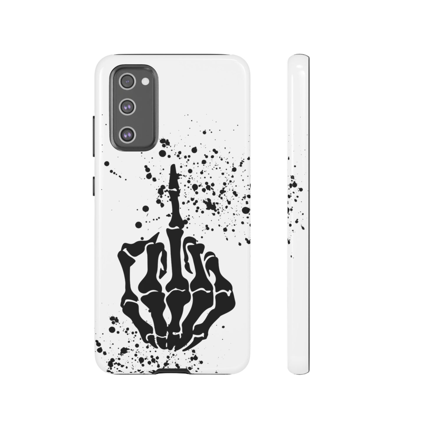 Skeleton, Finger Protective Case for Iphone, a Google and Samsung phones