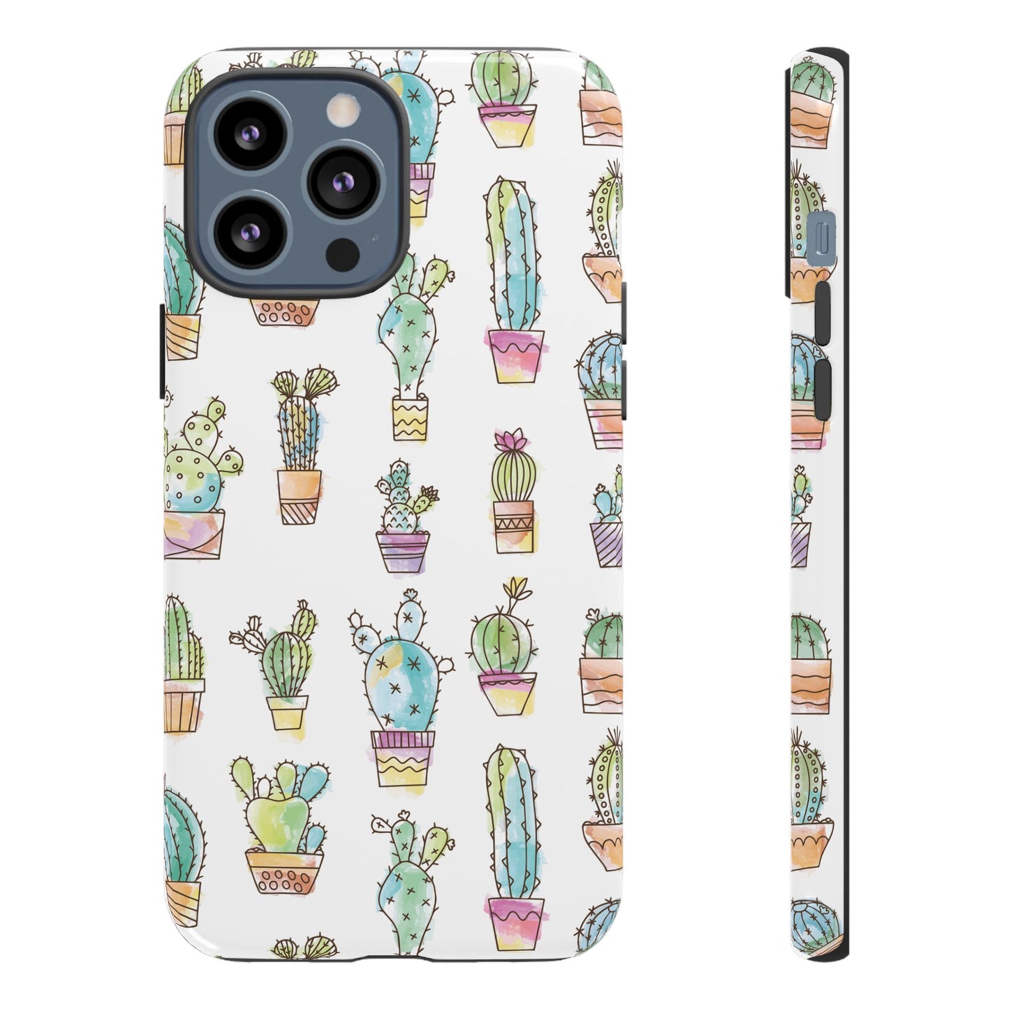 Pastel Cactus Love Phone Case