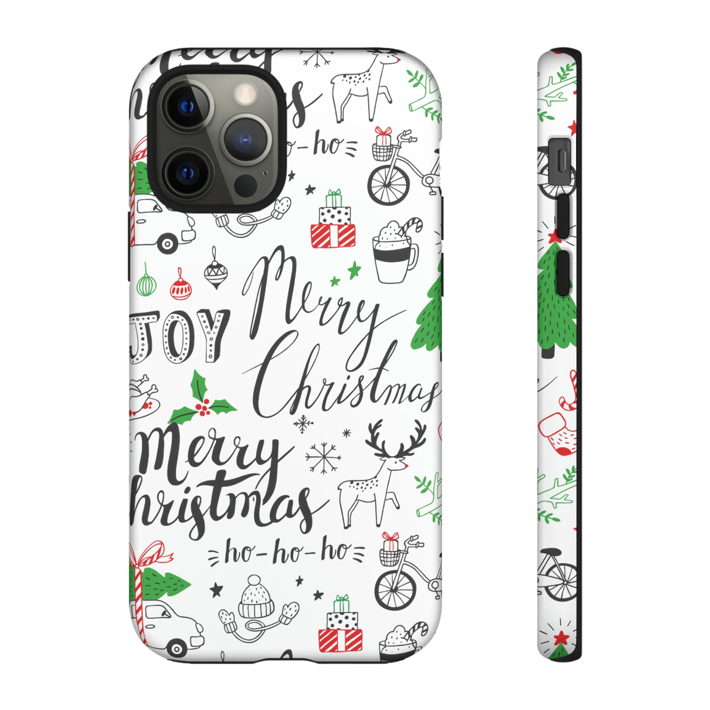 Merry Christmas Protective Phone Case for Iphone, Samsung and Google Phones