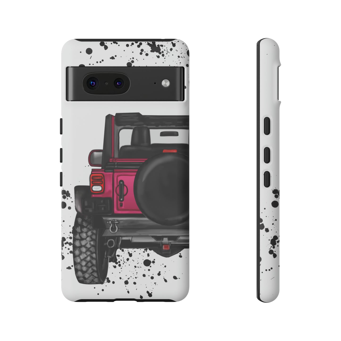 Off Road Life Dark Pink Protective Case for Iphone, Google and Samsung