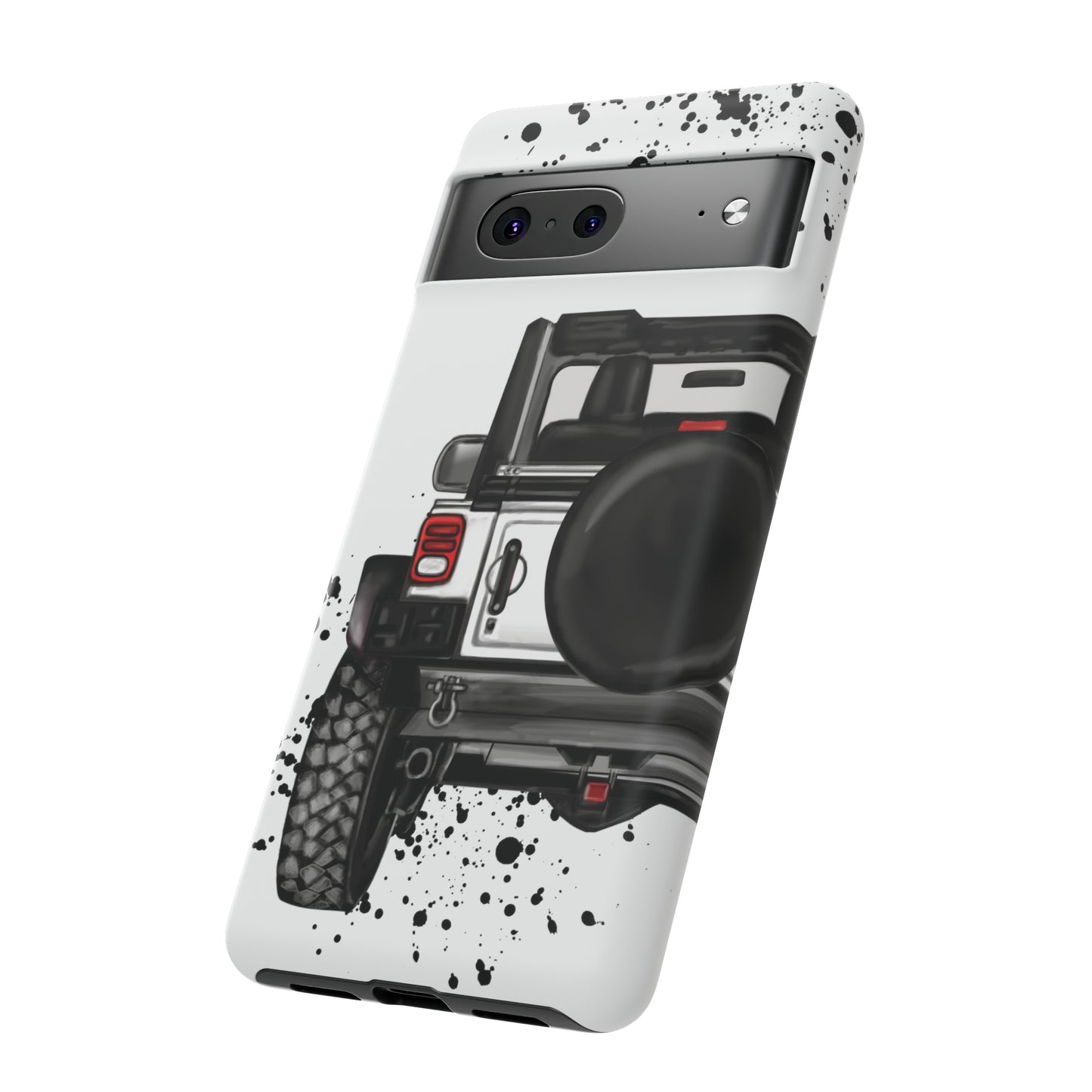 Off Road Life White Protective Case for Iphone, Google and Samsung