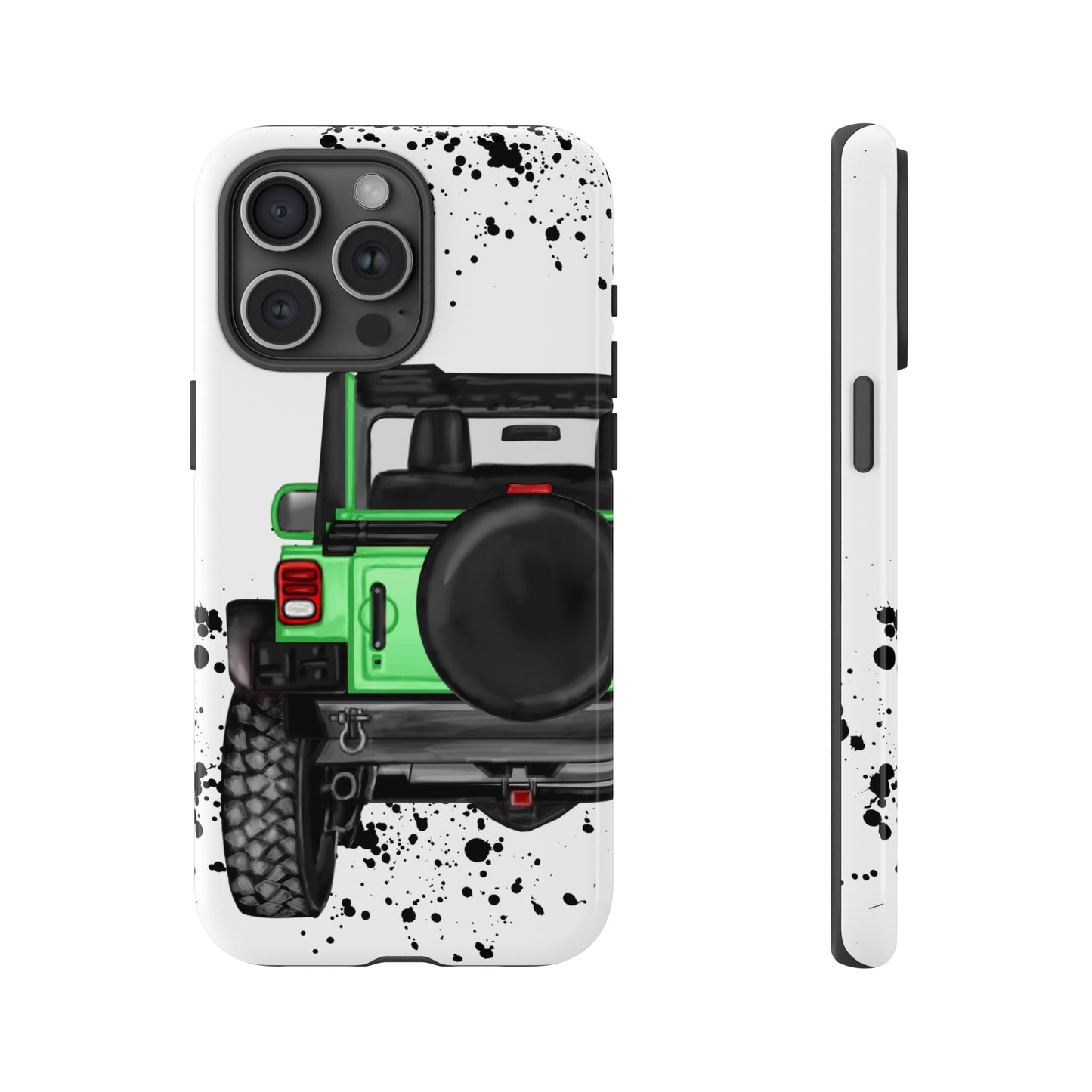 Off Road Life Green Protective Case for Iphone, Google and Samsung