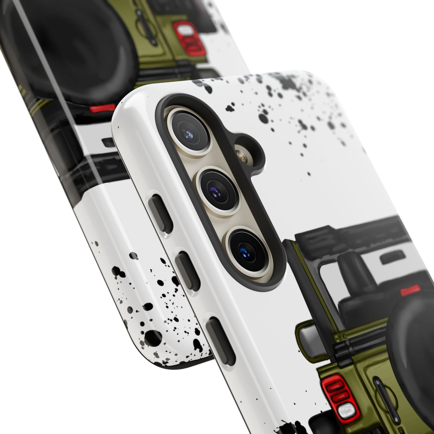 Off Road Life Army Green Protective Case for Iphone, Google and Samsung