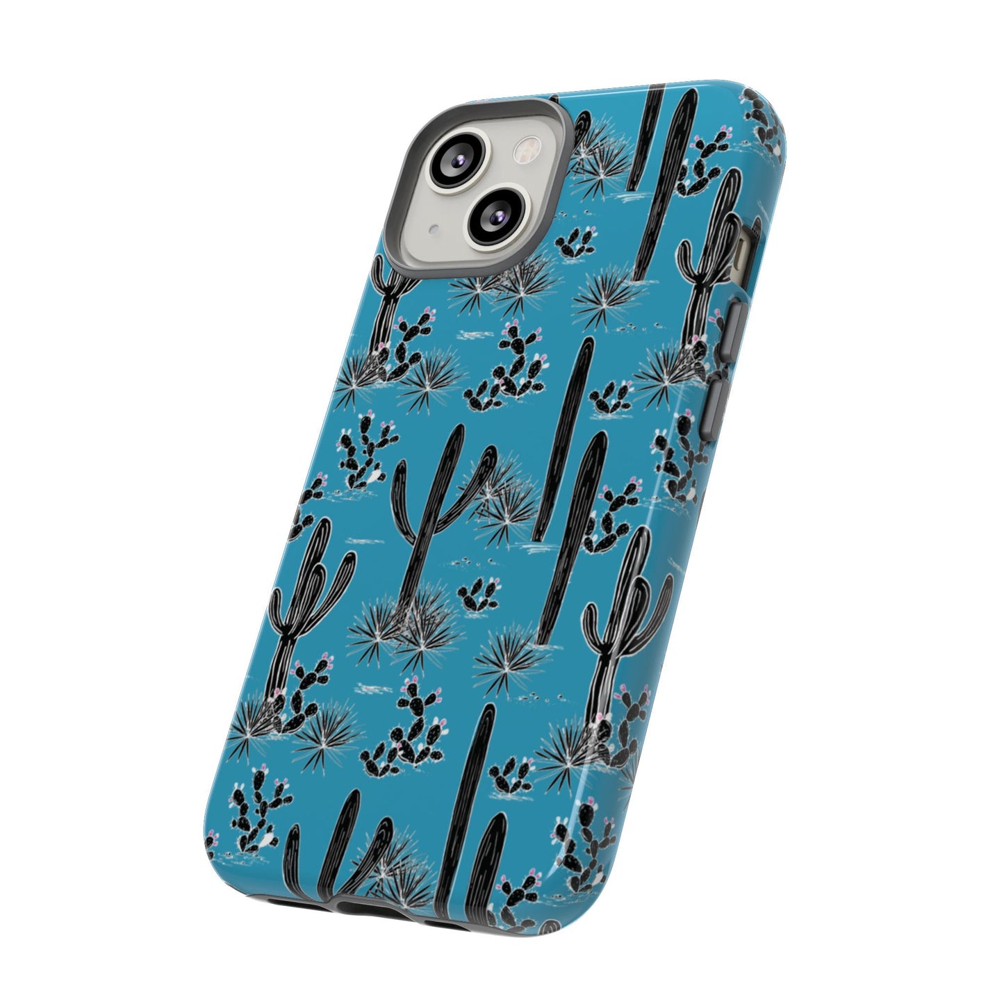 Turquoise Cactus Love Phone Case