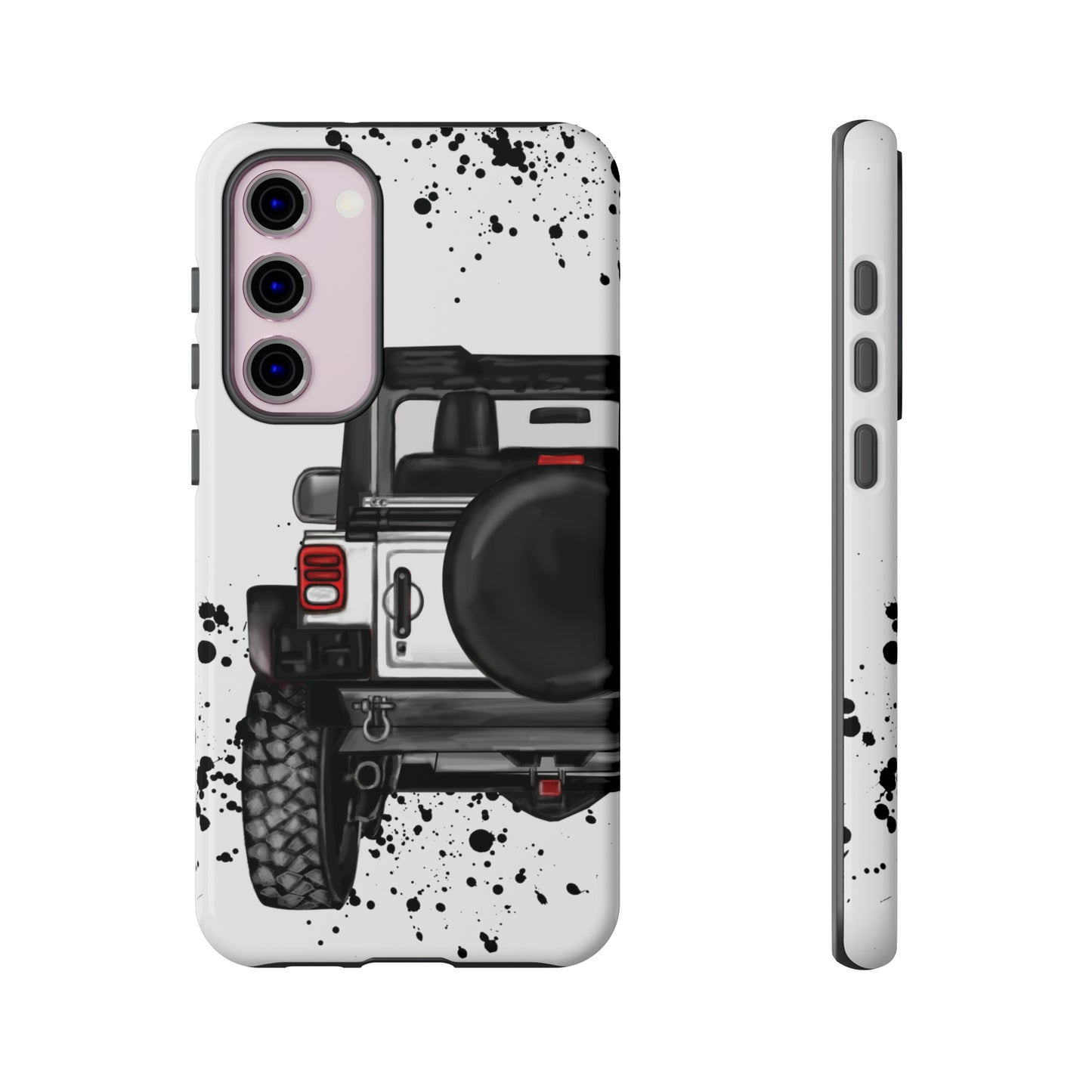 Off Road Life White Protective Case for Iphone, Google and Samsung