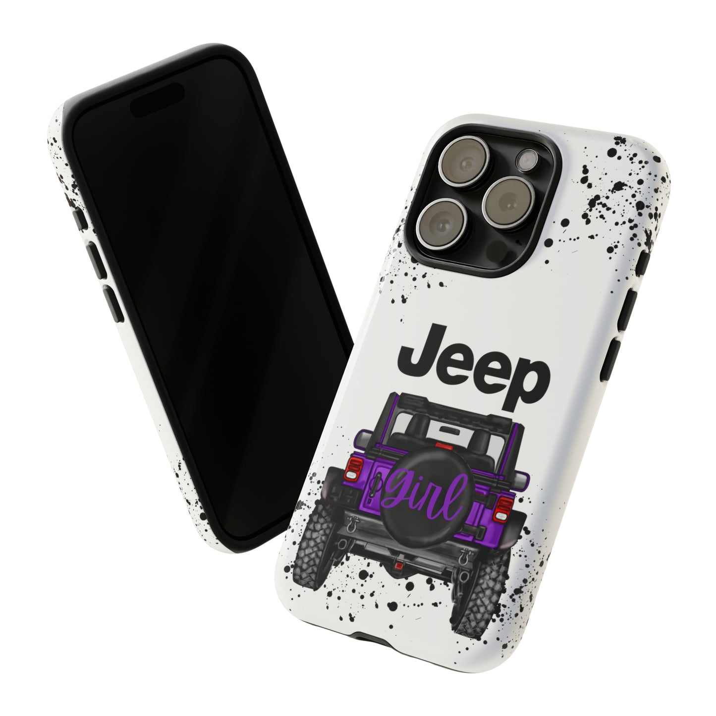 Off Road Girl Dark Purple Protective Case for Iphone, Google and Samsung Phones