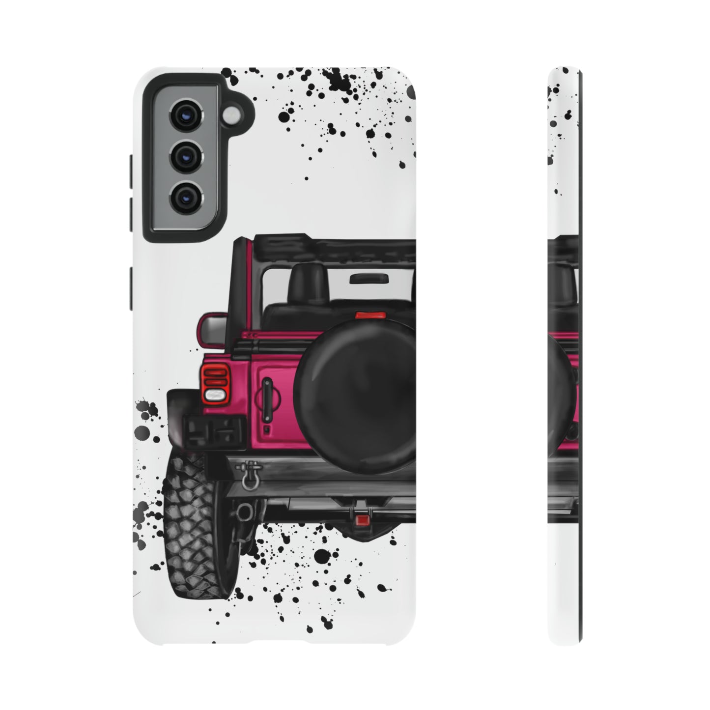 Off Road Life Dark Pink Protective Case for Iphone, Google and Samsung