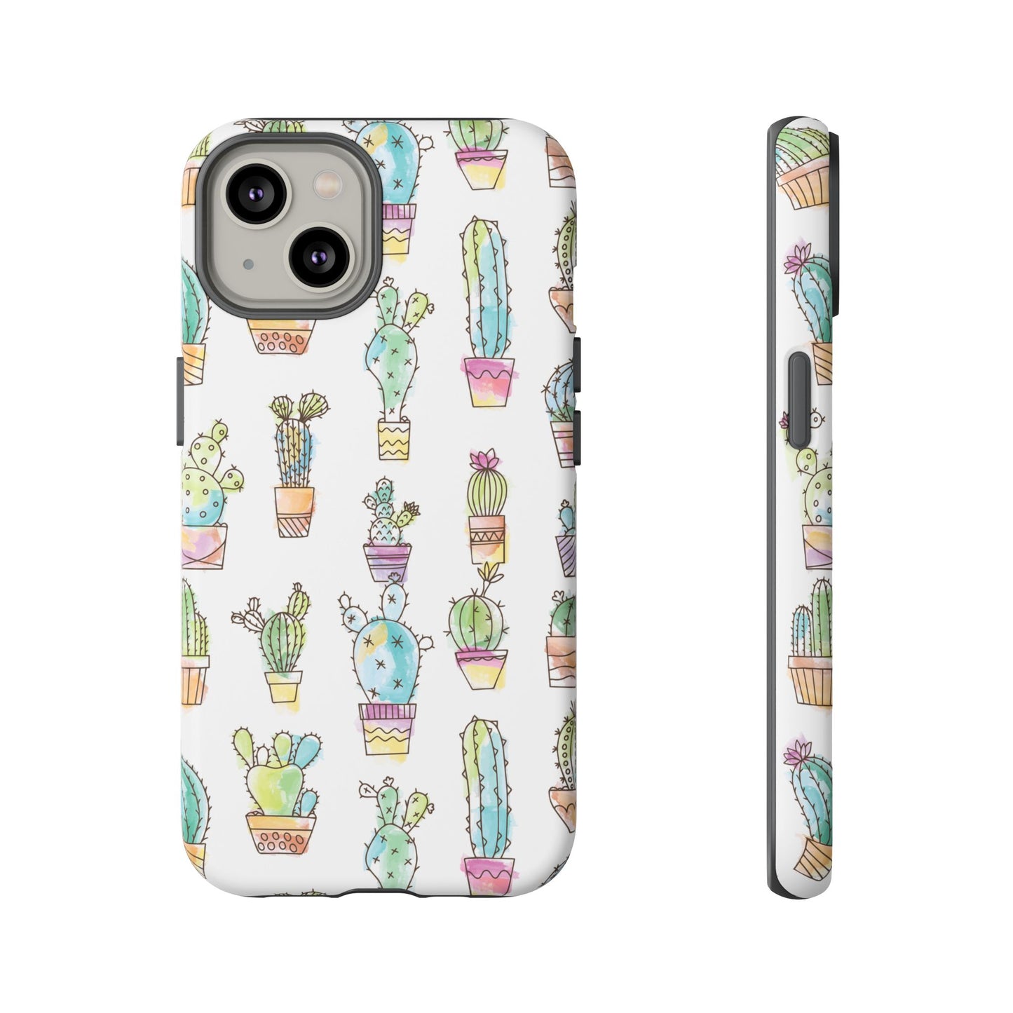 Pastel Cactus Love Phone Case