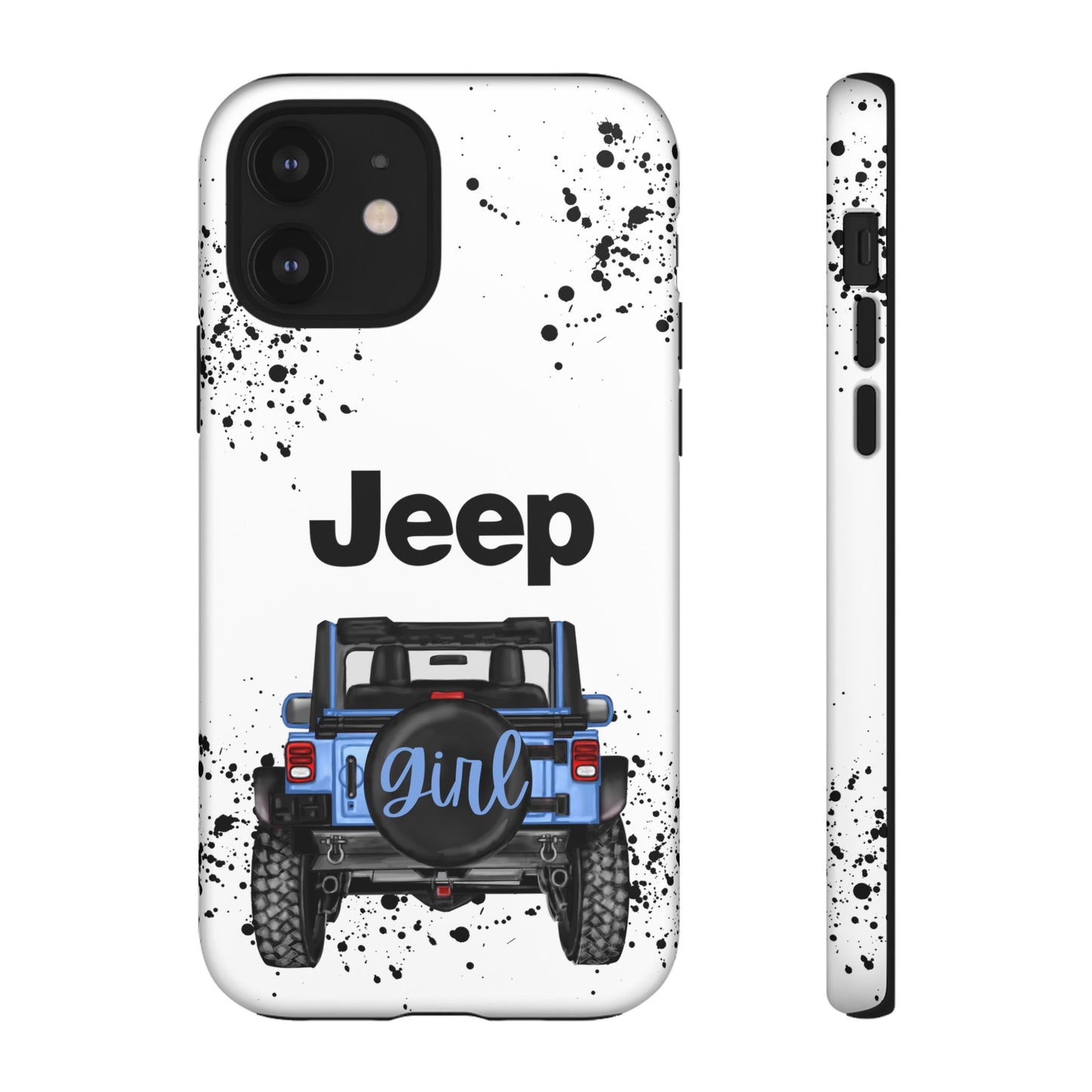 Off Road Girl Light Blue Protective Case for Iphone, Google and Samsung Phones