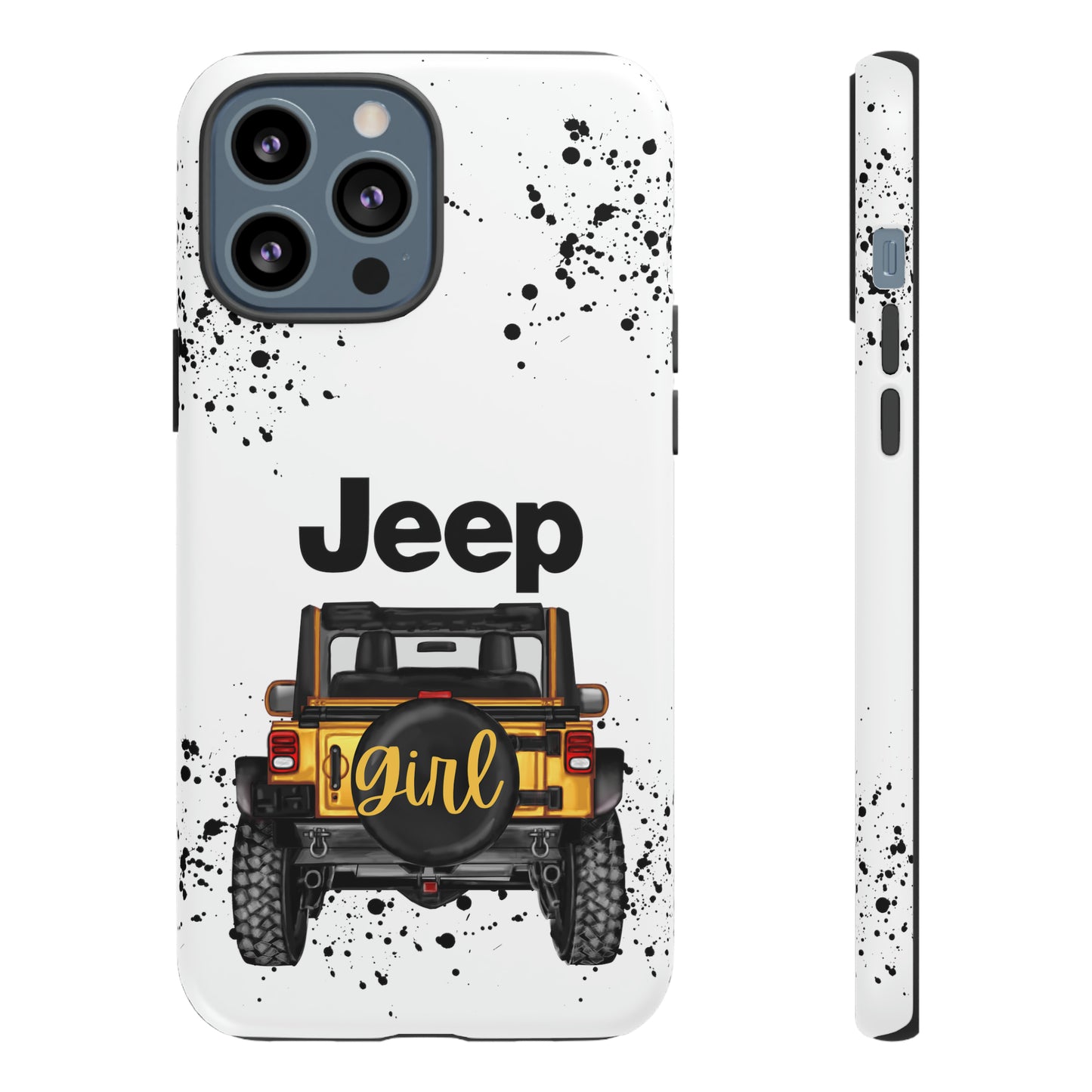 Off Road Girl Yellow Protective Case for Iphone, Google and Samsung Phones