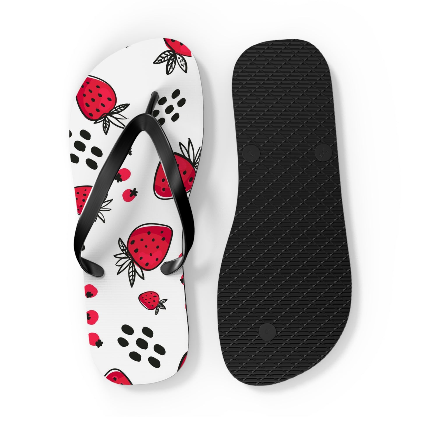 Strawberry Summer Flip Flops