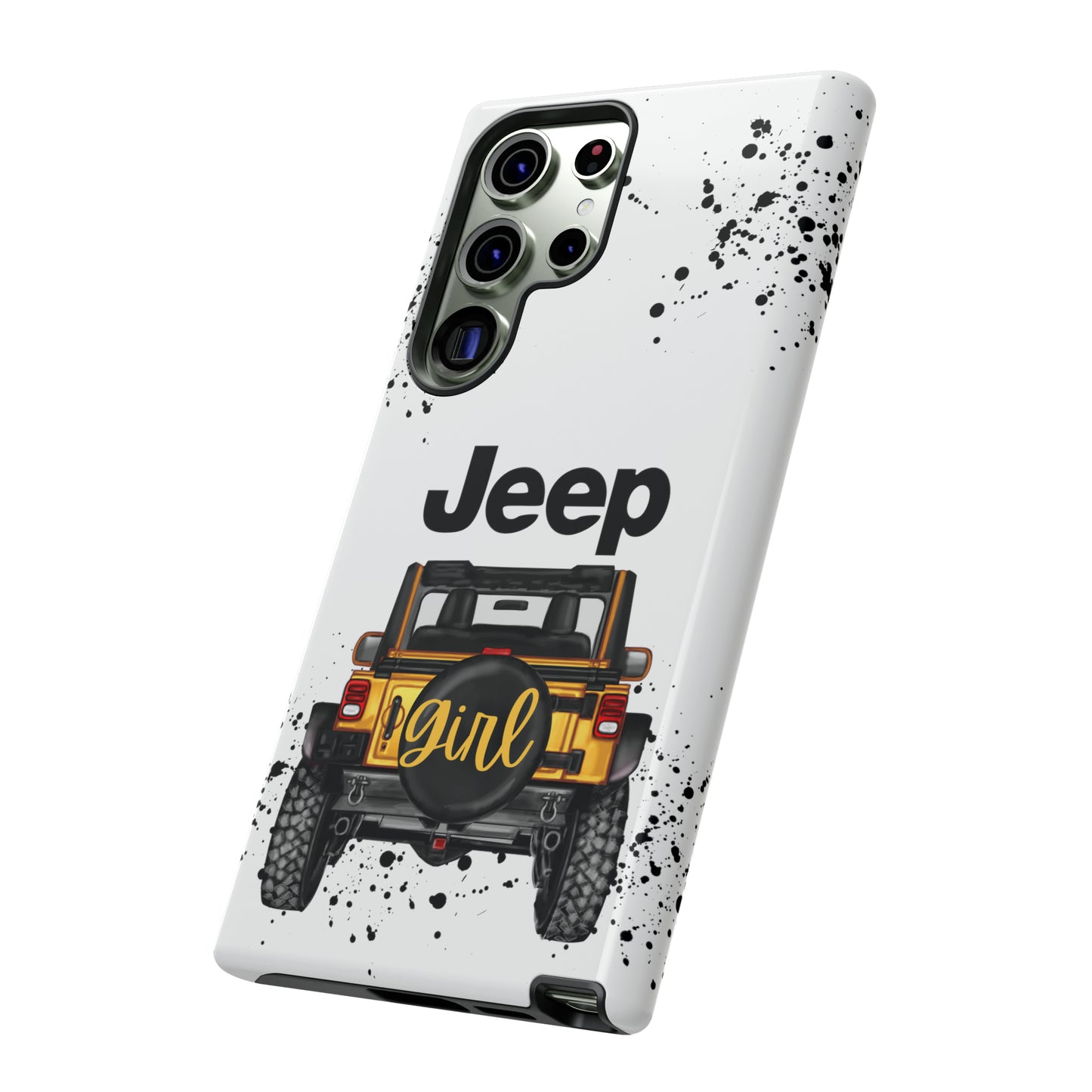 Off Road Girl Yellow Protective Case for Iphone, Google and Samsung Phones