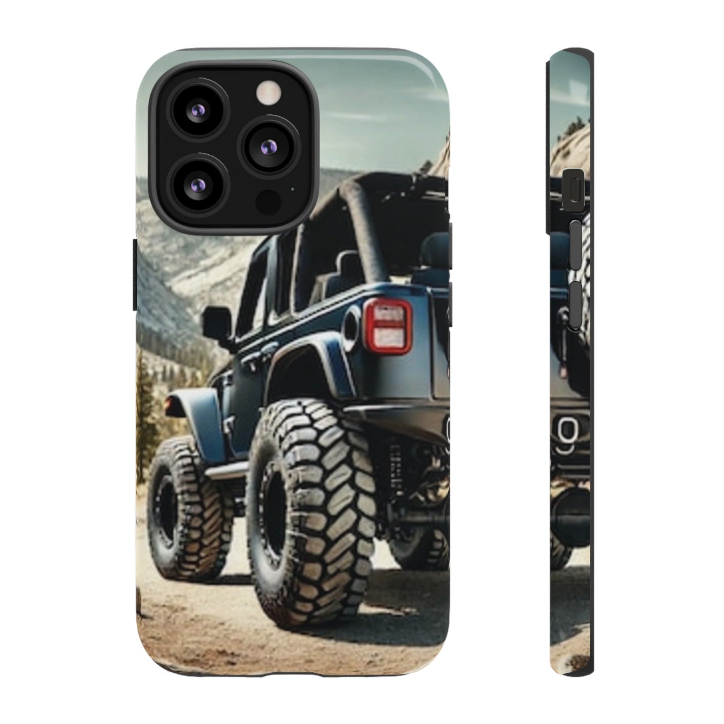 Blue Jeep Protective Phone Case