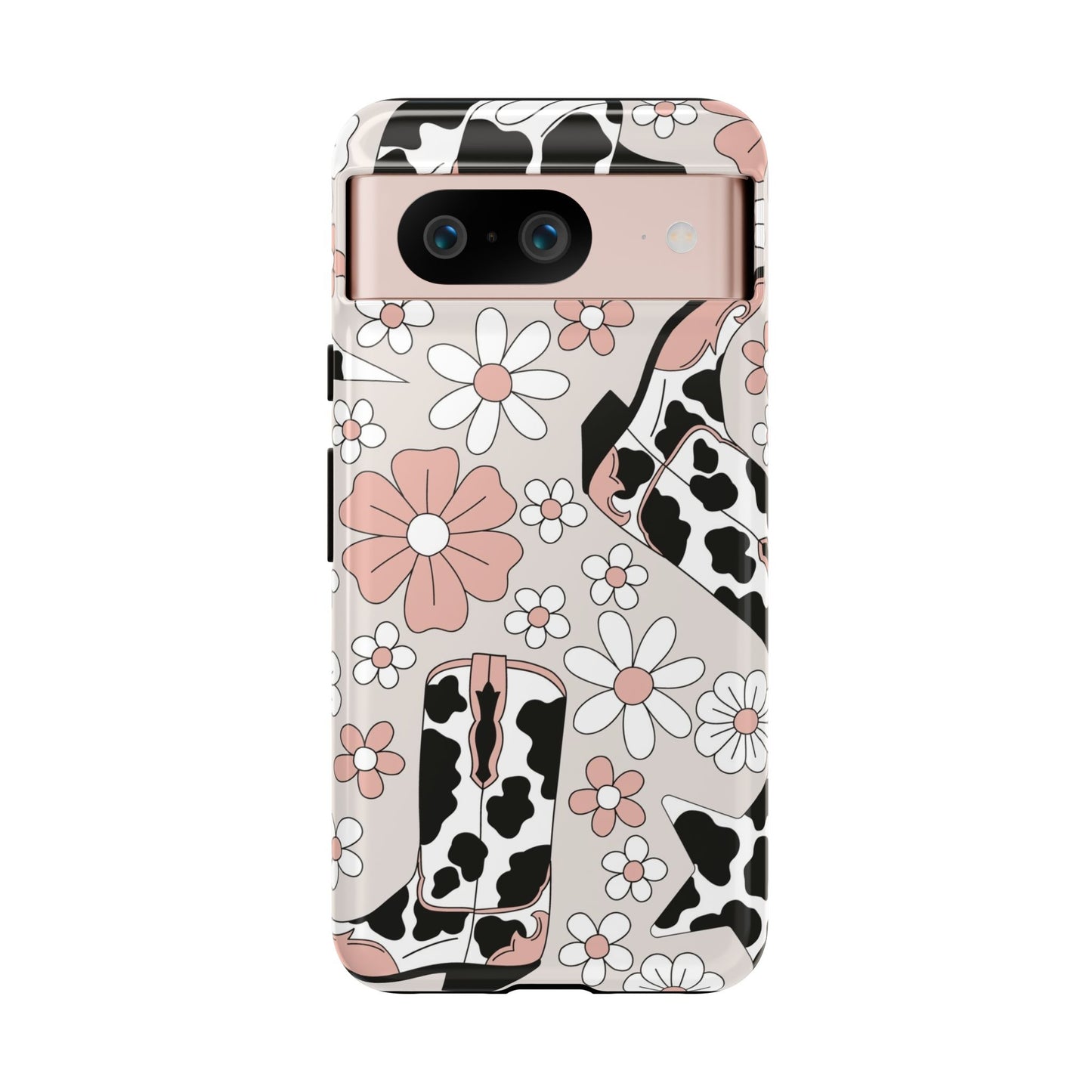 Western Flower Protective Phone Case for Google, Iphone and Samsung Phones