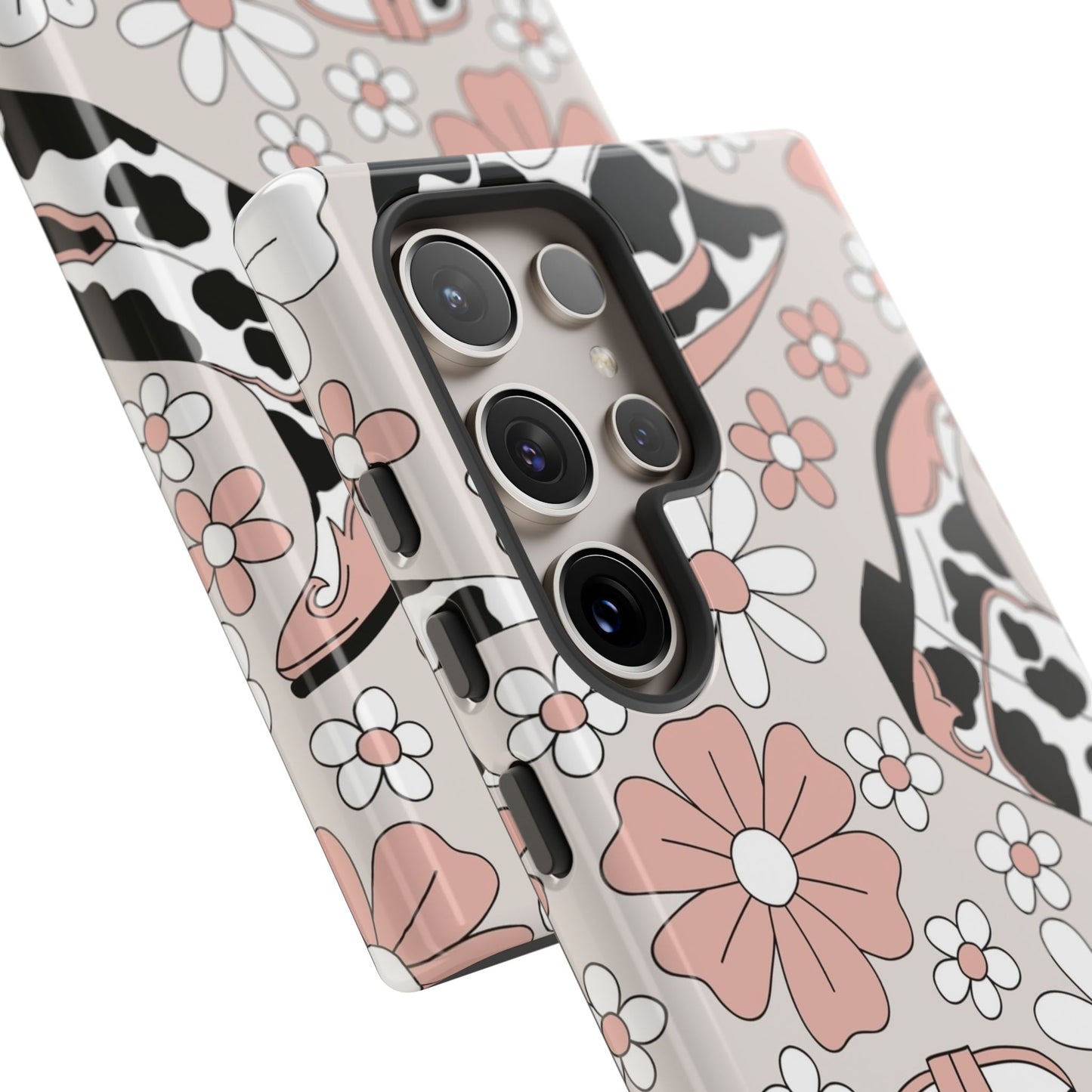 Western Flower Protective Phone Case for Google, Iphone and Samsung Phones