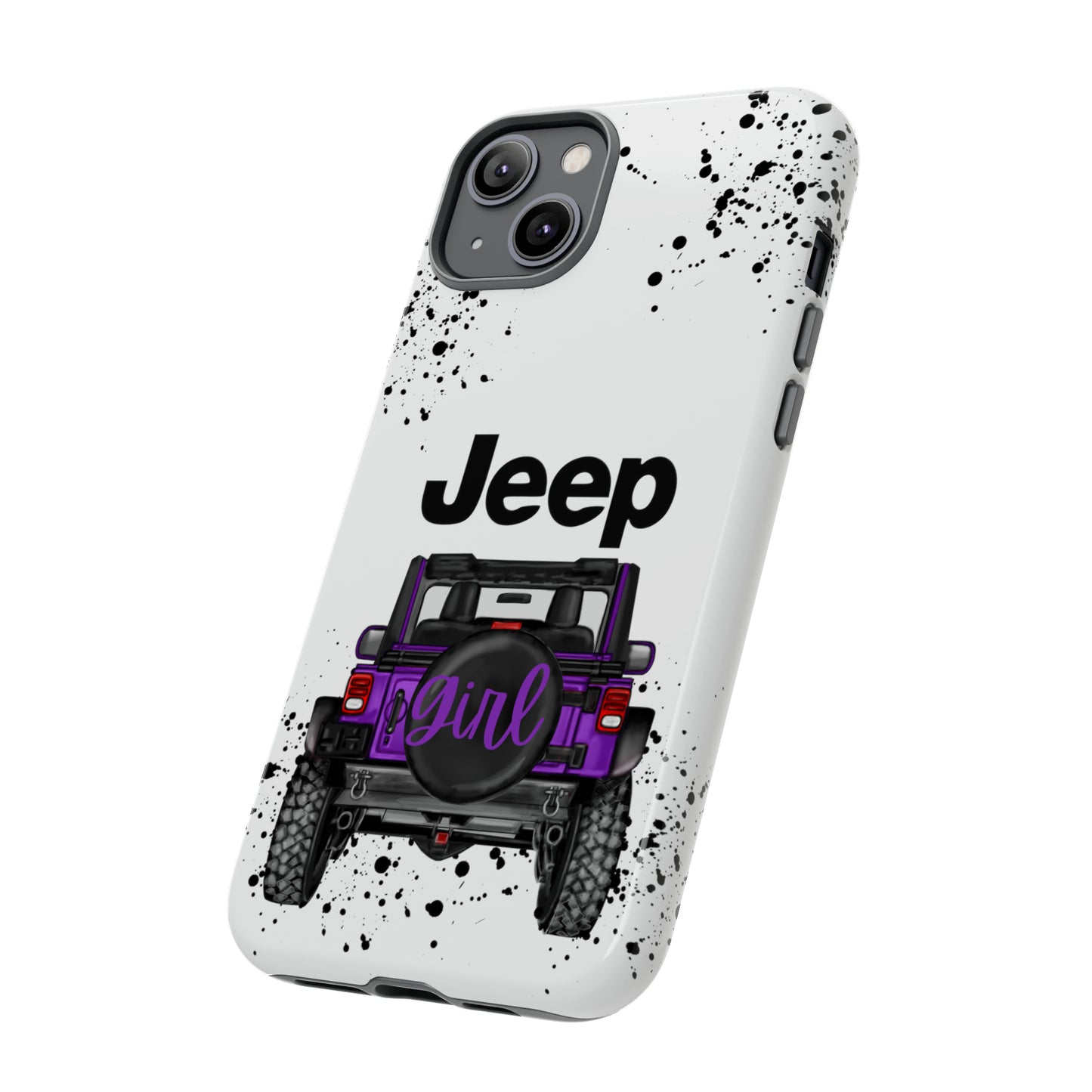 Off Road Girl Dark Purple Protective Case for Iphone, Google and Samsung Phones