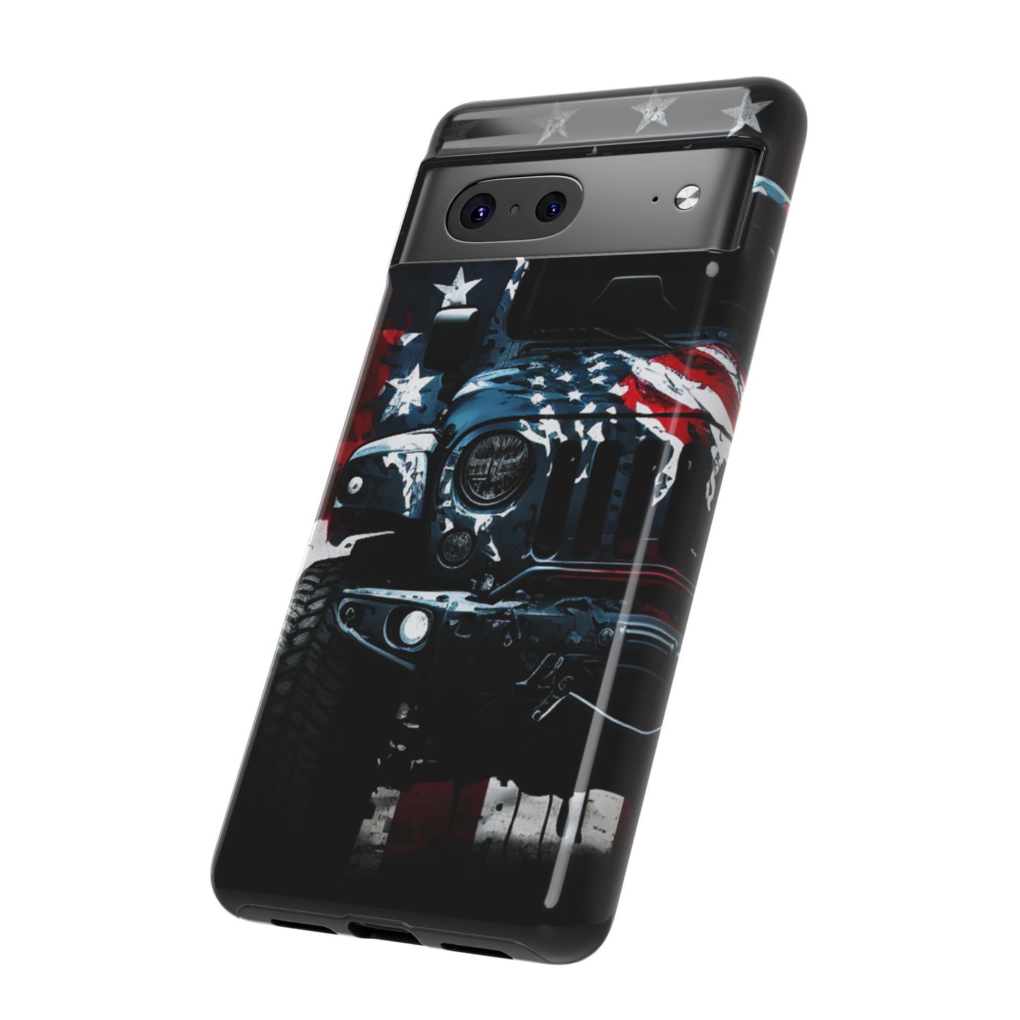 Off Roading Patriotic Protective Drop Proof Case Iphone, Samsung and Google phones