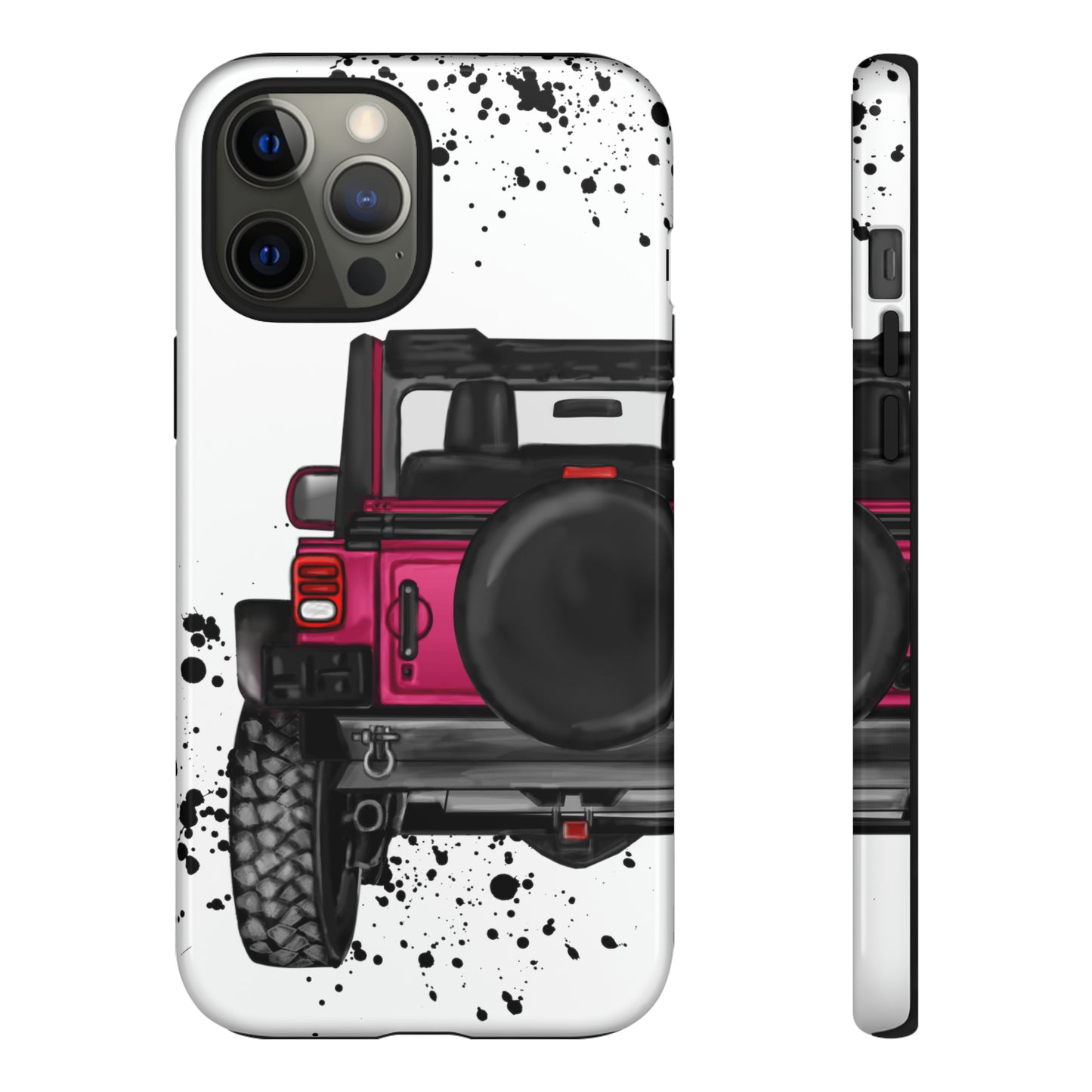 Off Road Life Dark Pink Protective Case for Iphone, Google and Samsung