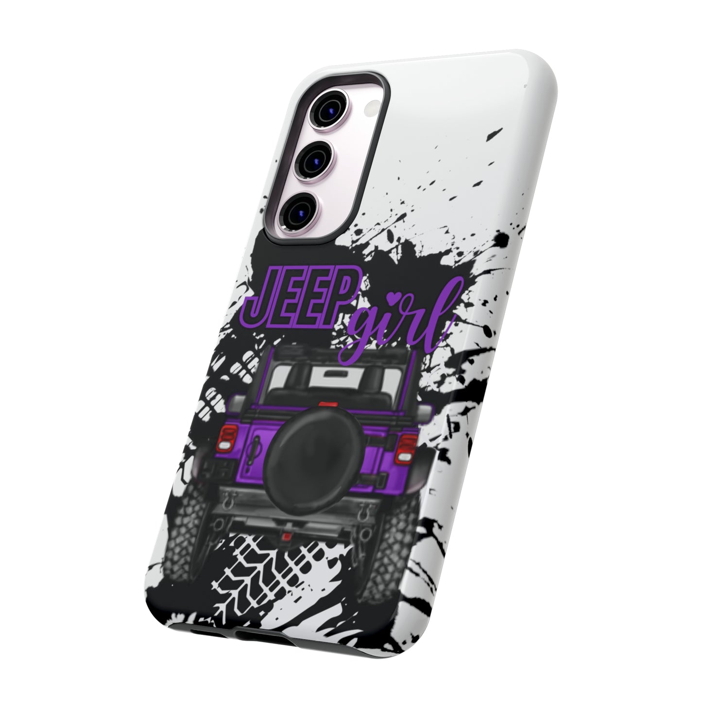 Off Road Girl Purple Tough Cases