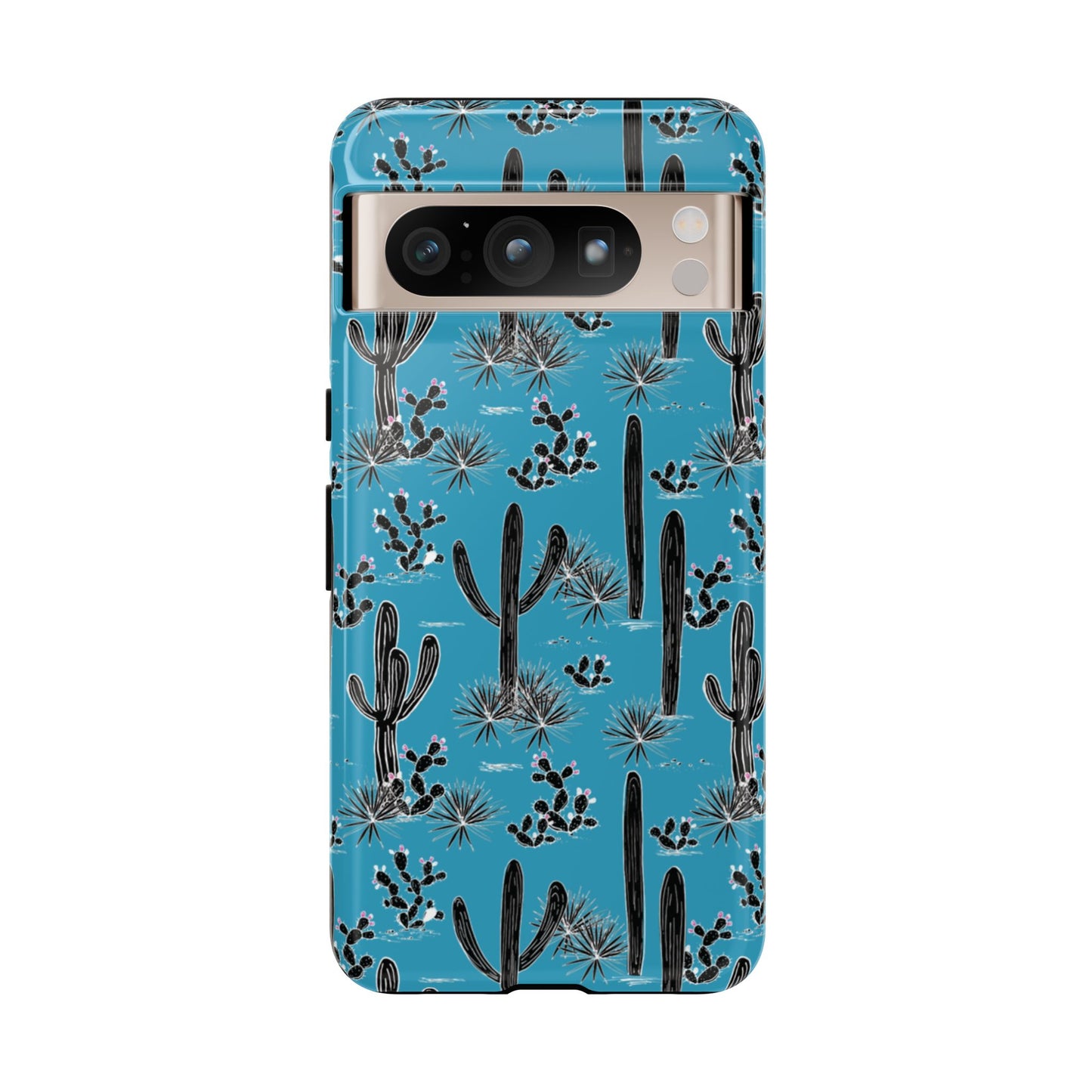 Turquoise Cactus Love Phone Case