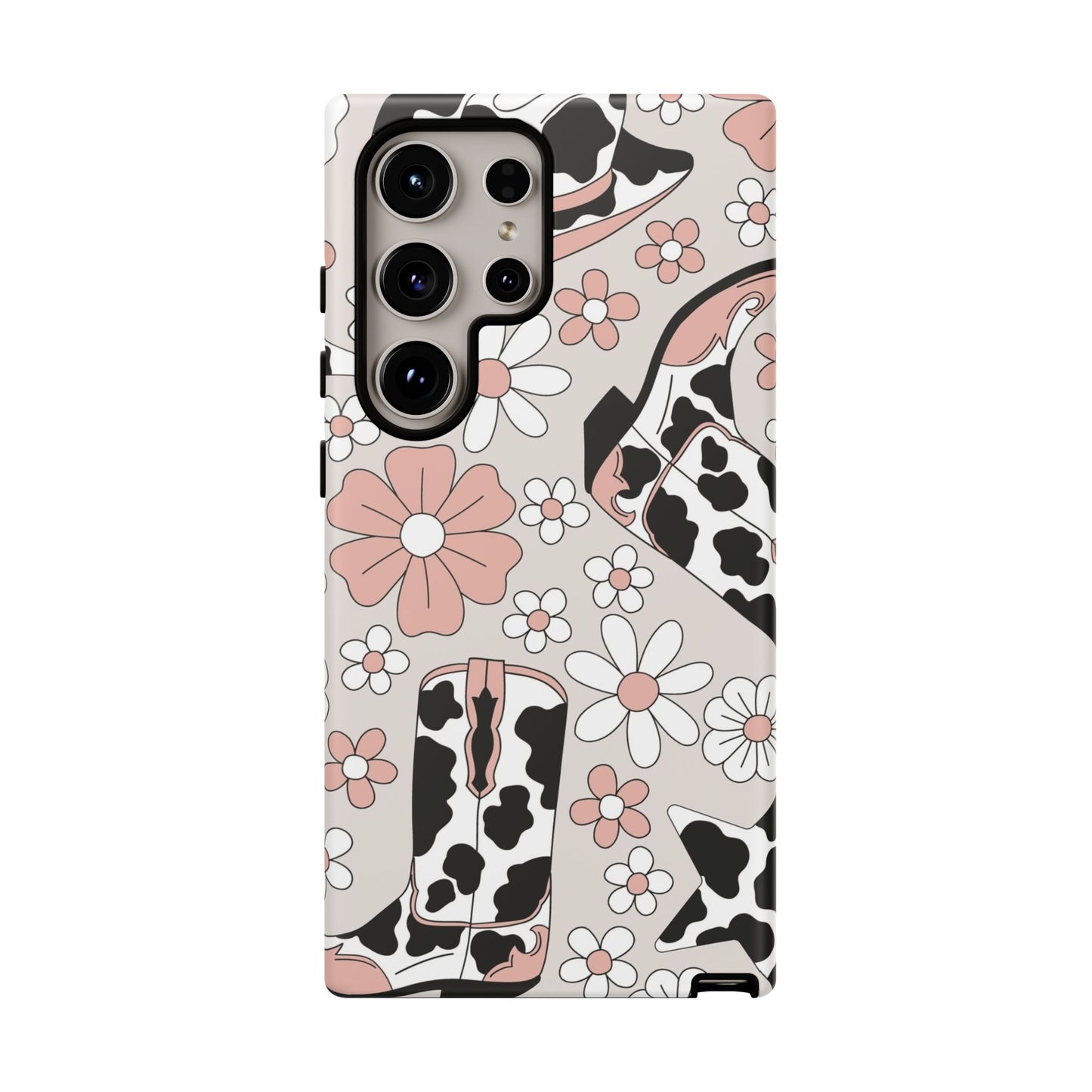 Western Flower Protective Phone Case for Google, Iphone and Samsung Phones