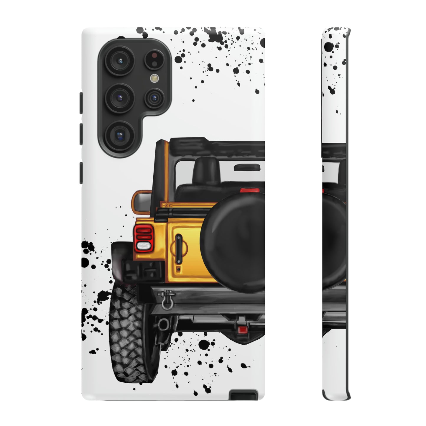 Off Road Life Yellow Protective Case for Iphone, Google and Samsung